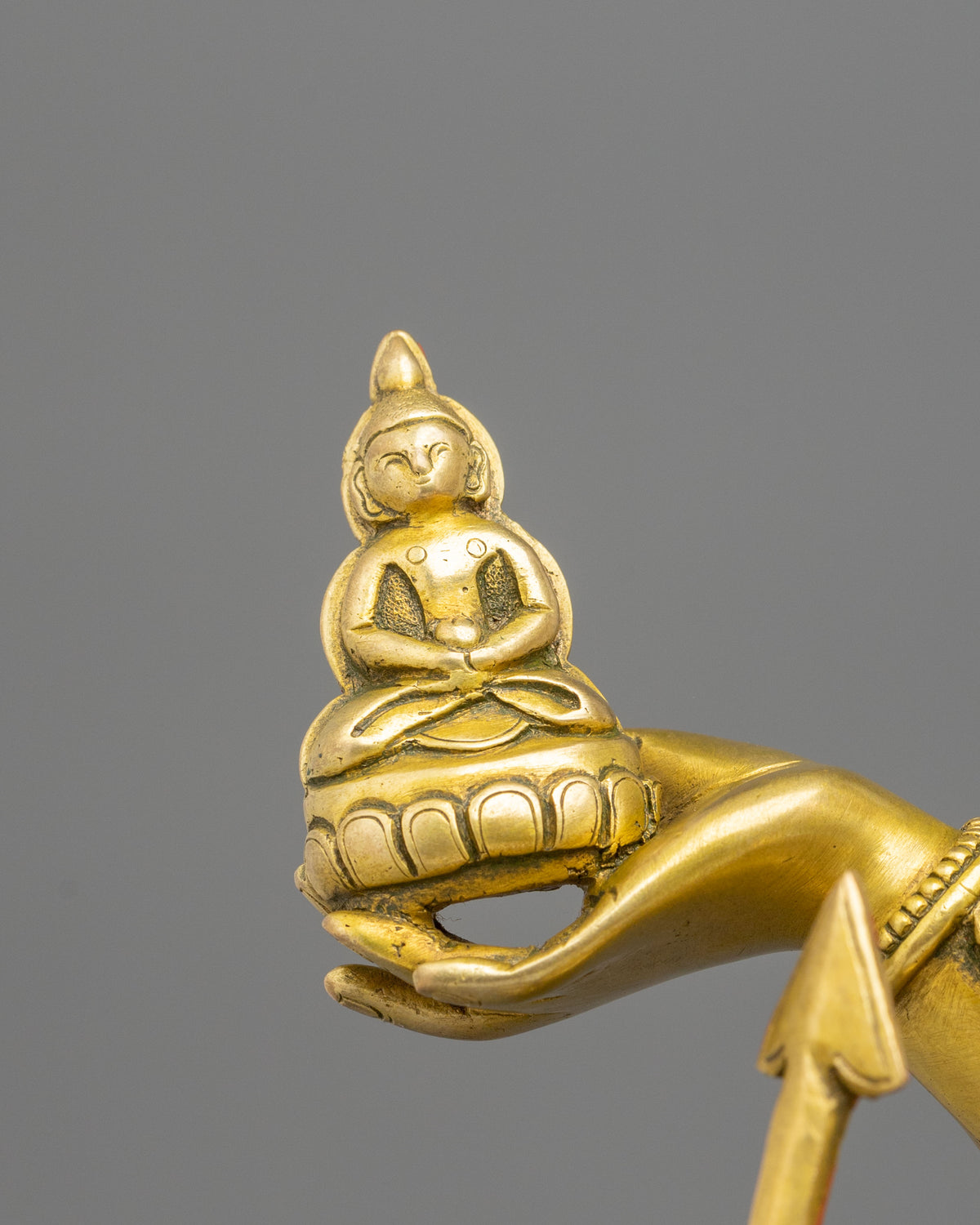 Namgyalma 24K Gold Coated Copper Sculpture | Home Decoration Statue