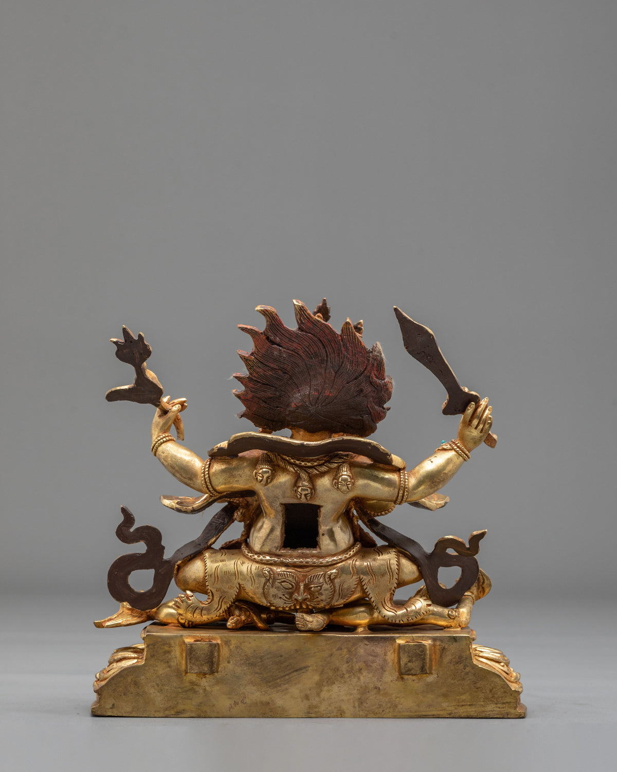 Four-Armed Mahakala Statue | Powerful Dharma Protector