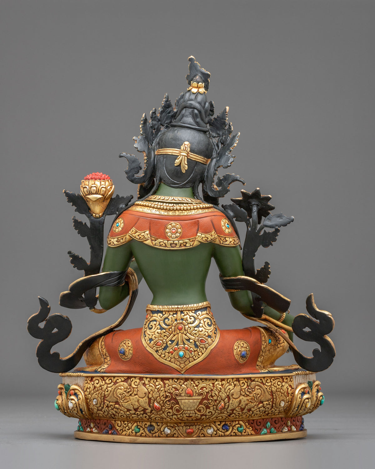 Green Tara Sculpture | Tibetan Goddess of Protection