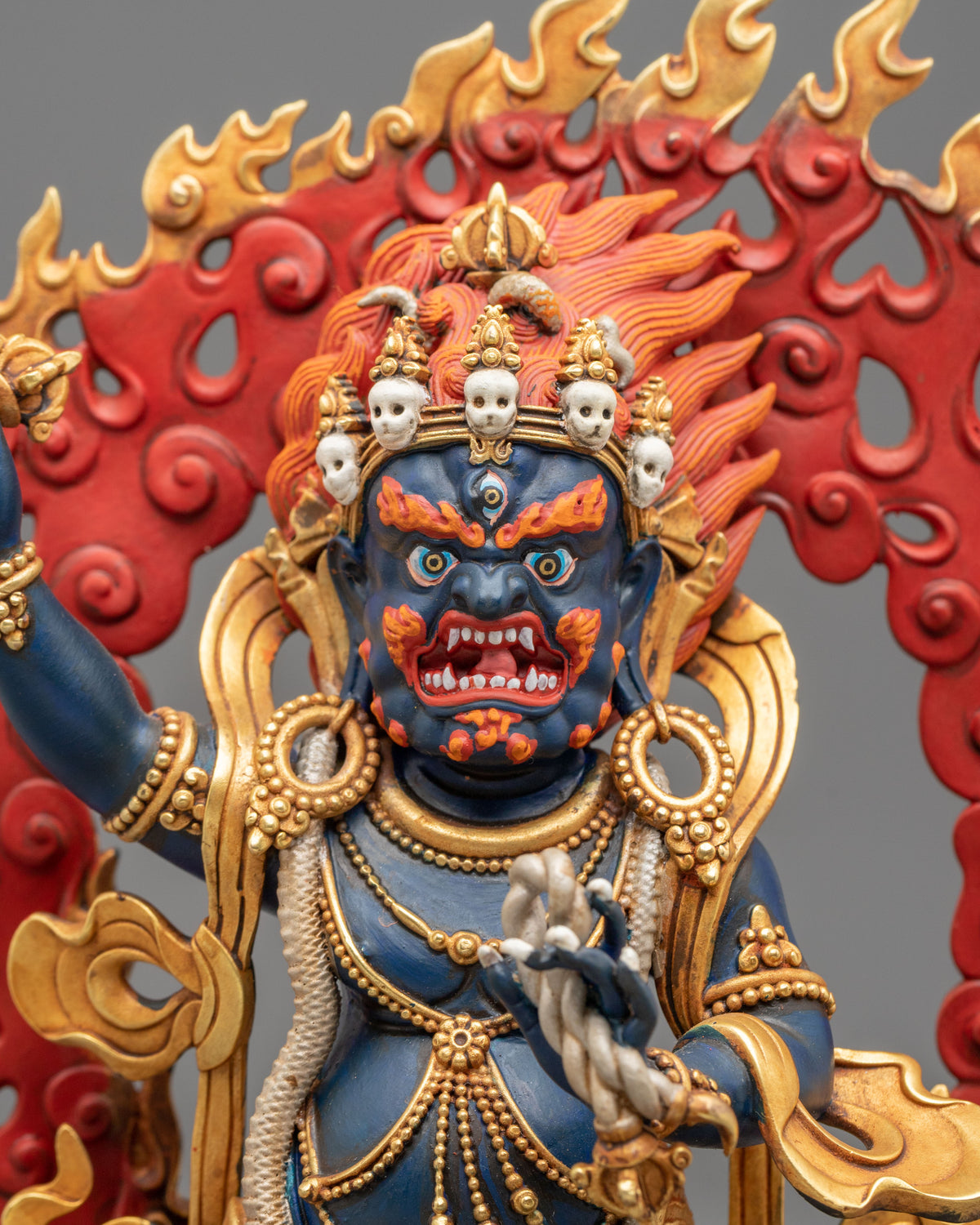 Handcrafted Vajrapani Copper Statue | Protector of Dharma