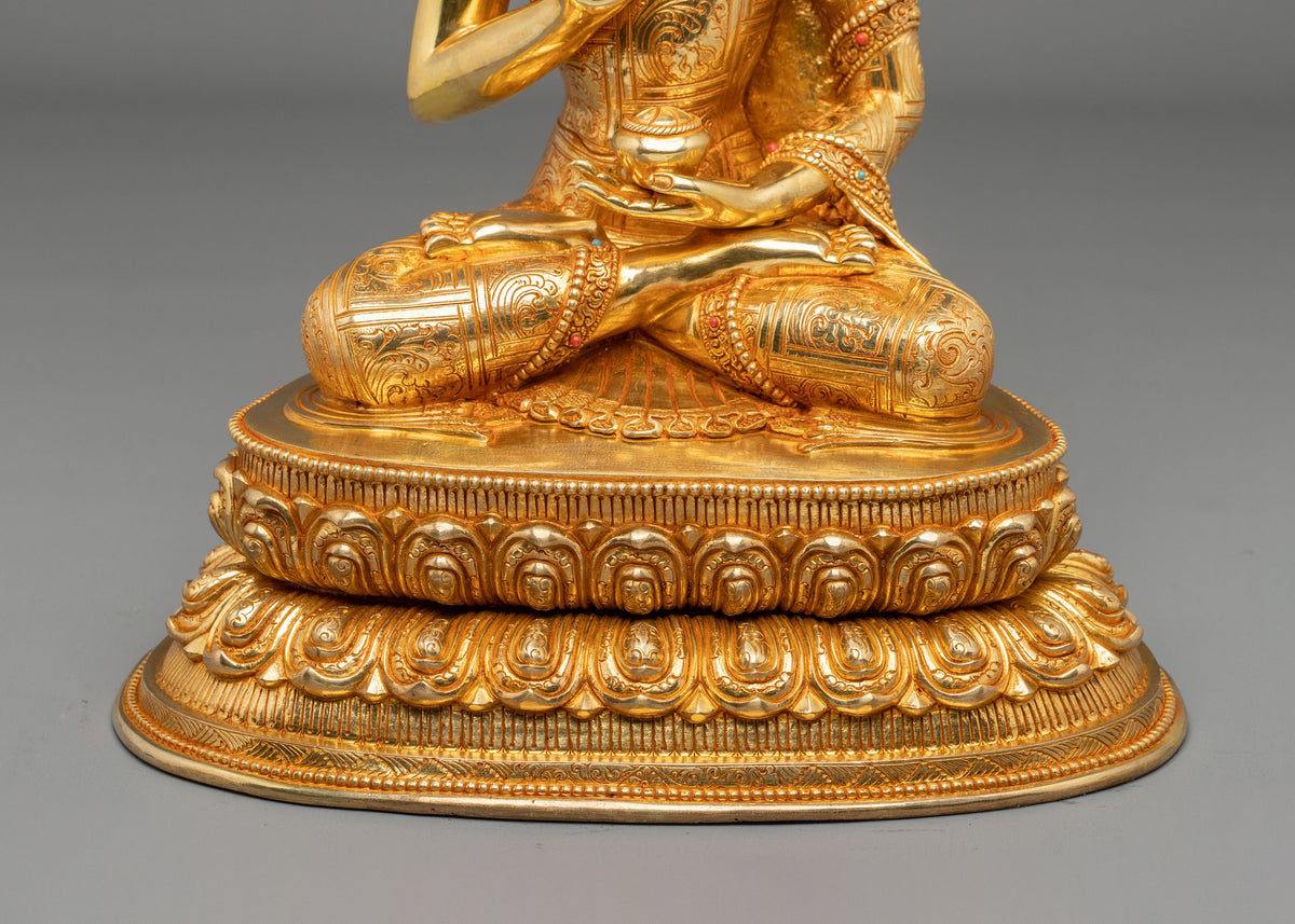 Amoghasiddhi Buddha Statue | The Figurine of Victorious Accomplishment