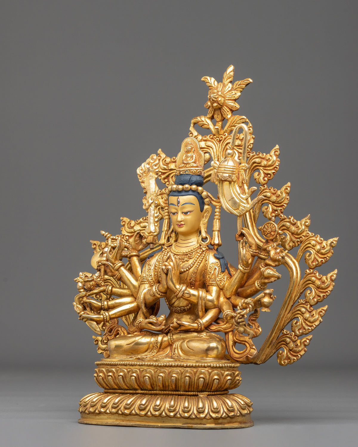 Goddess Cundi Sculpture | Sacred Buddhist Home Decor