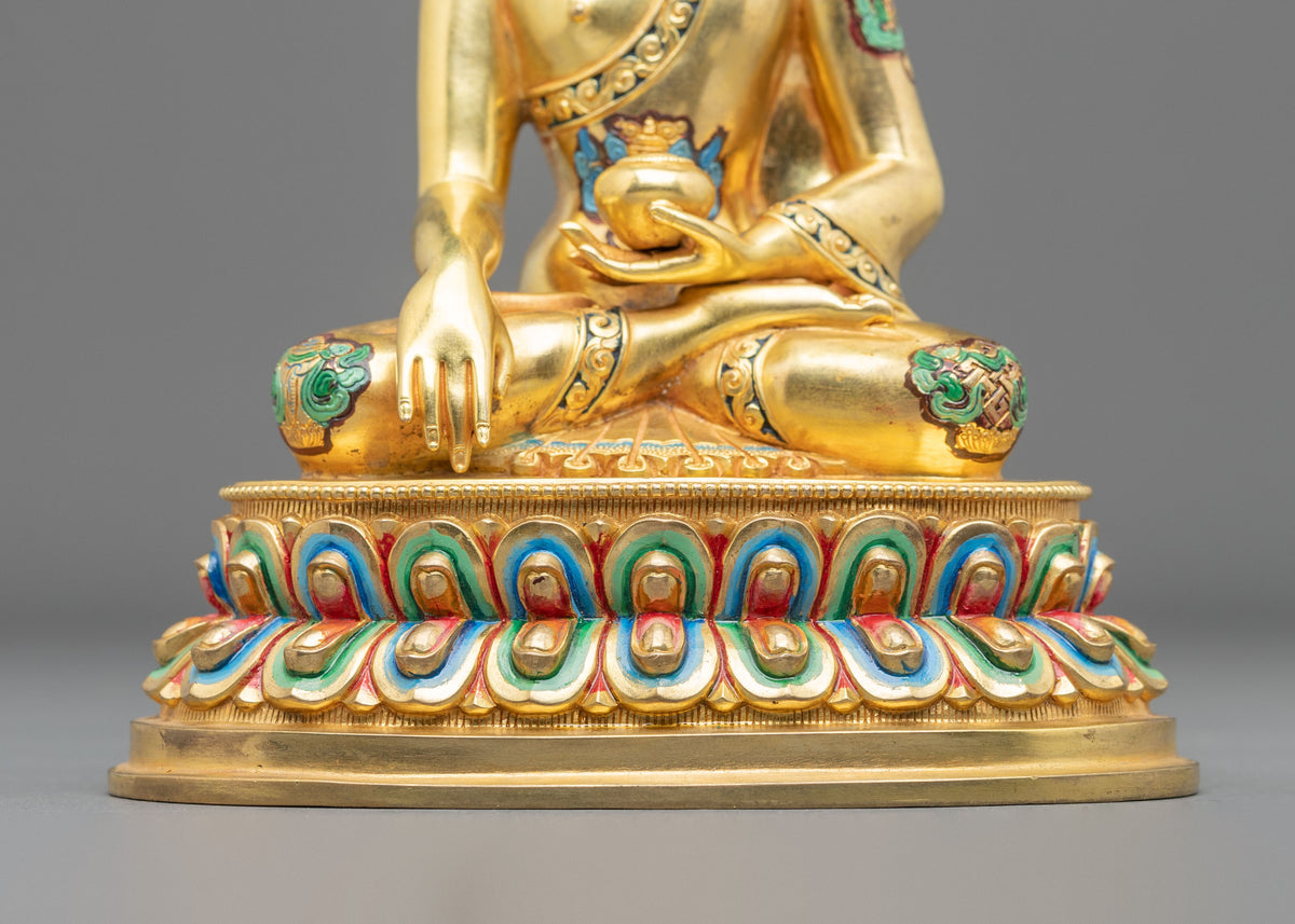 Gautama Buddha Figurine | Handcrafted Copper Statue
