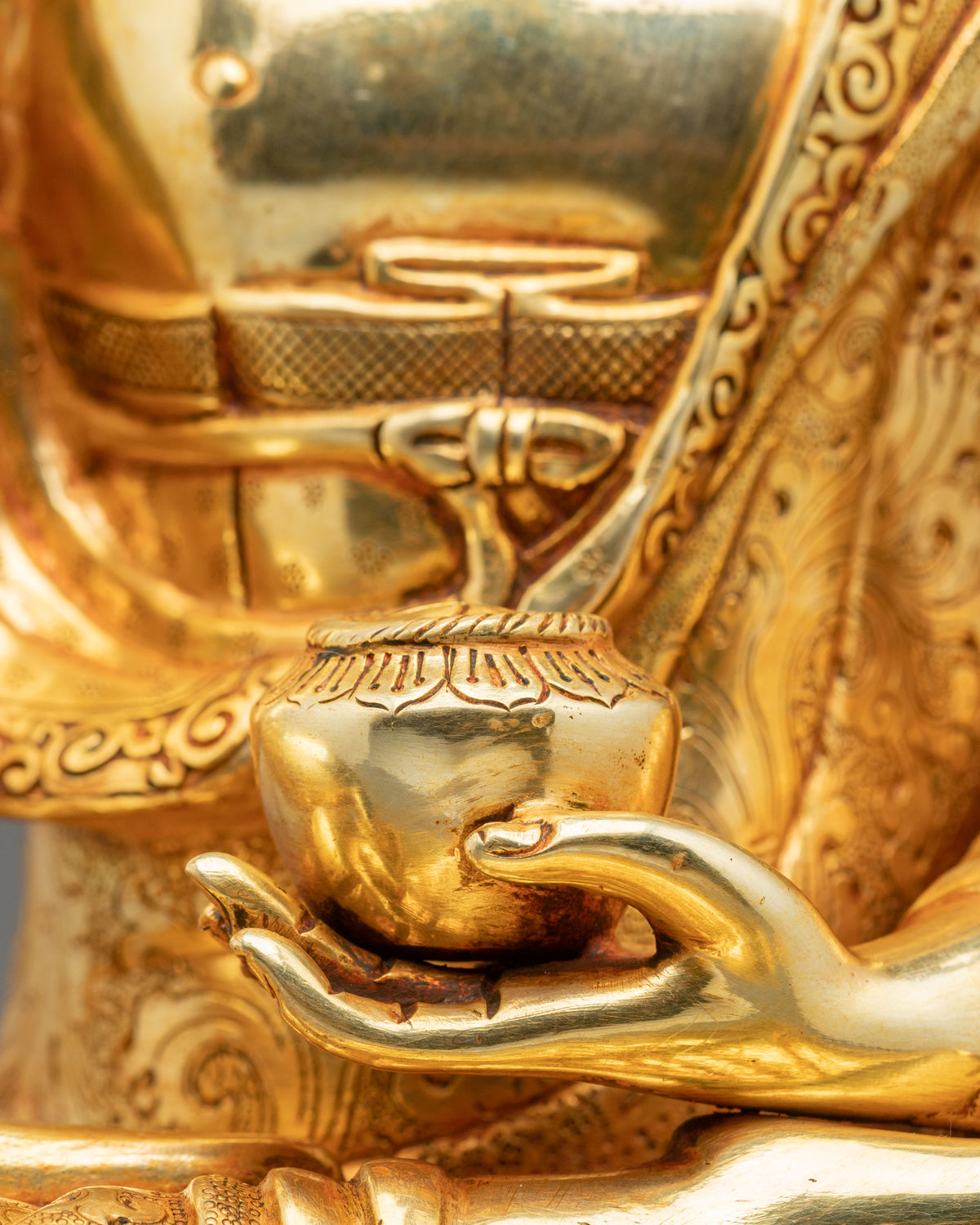 Shakyamuni Buddha Serene Meditation Handmade Sculpture