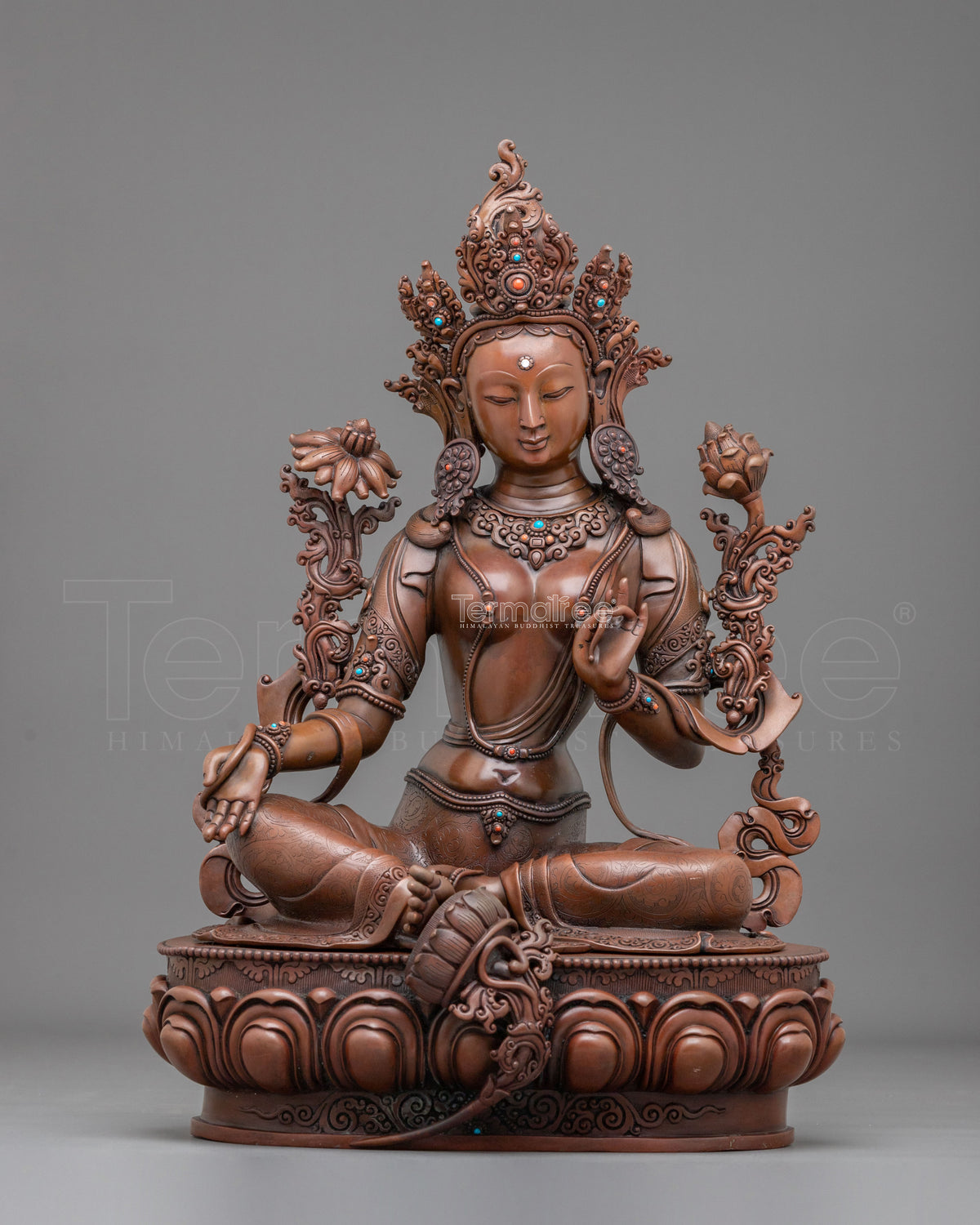 Green Tara Statue