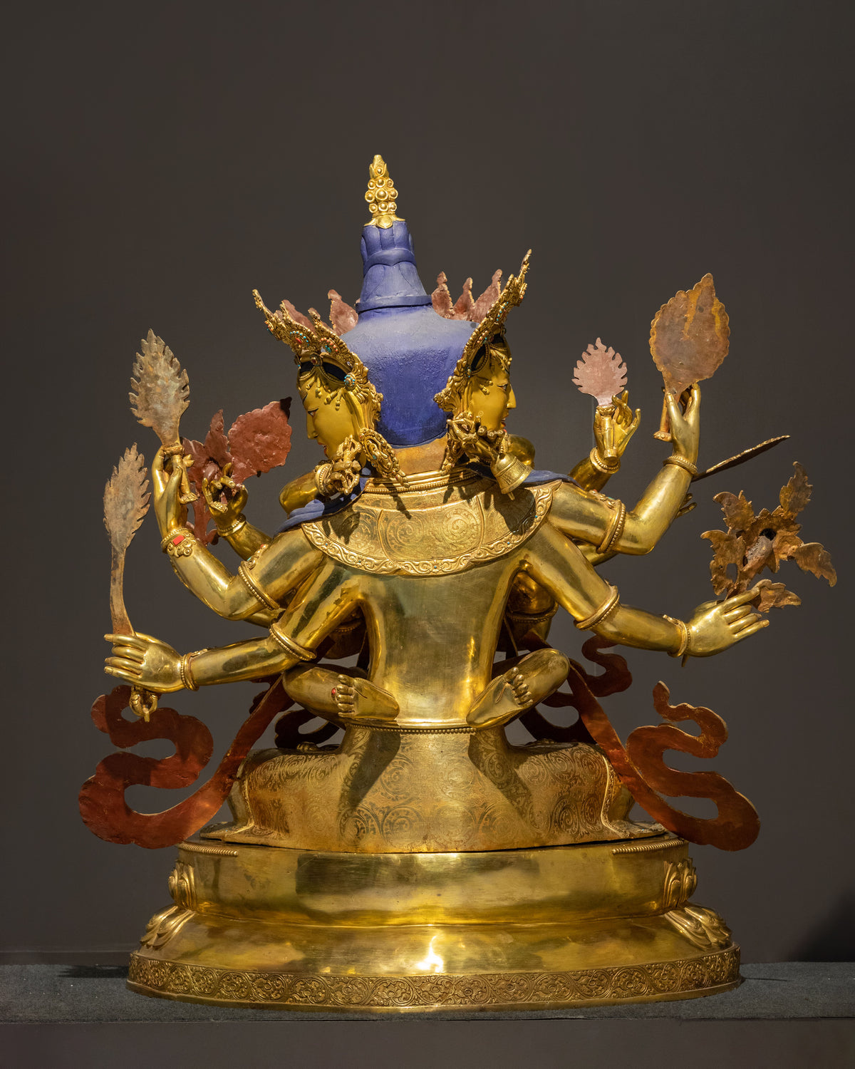 Handmade Guhyasamaja Sculpture | Akshobhyavajra Secret Assembly Deity