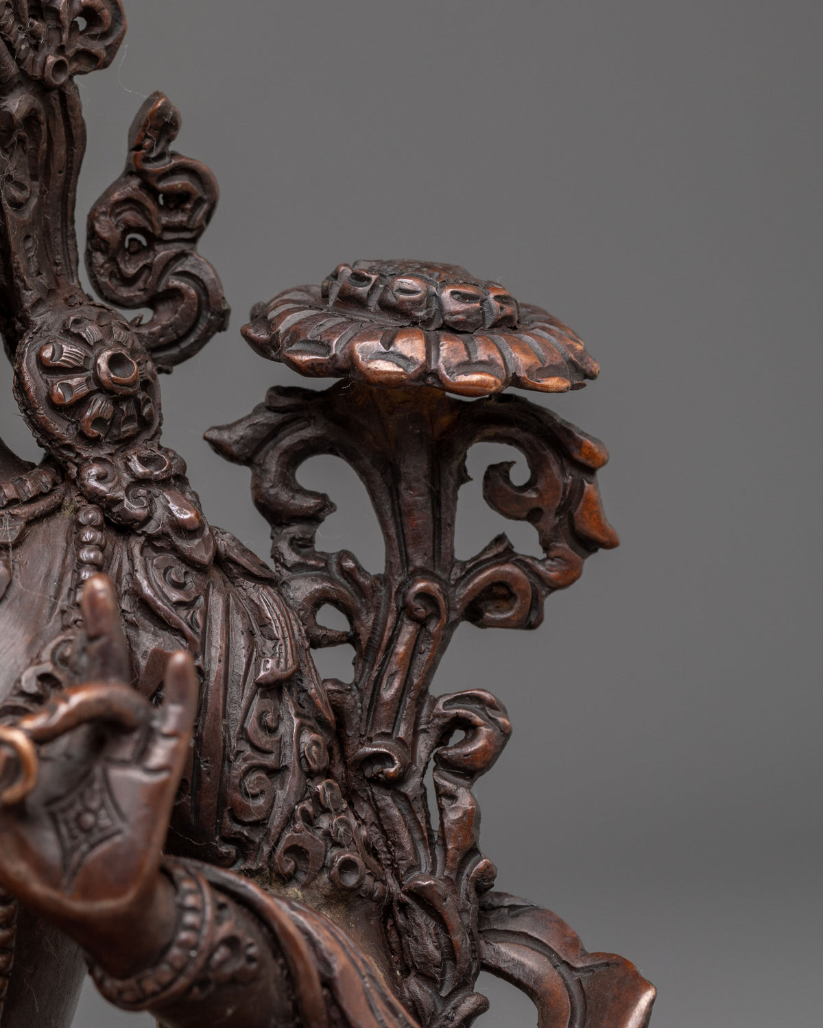 Green Tara Handmade Copper Statue for Meditation