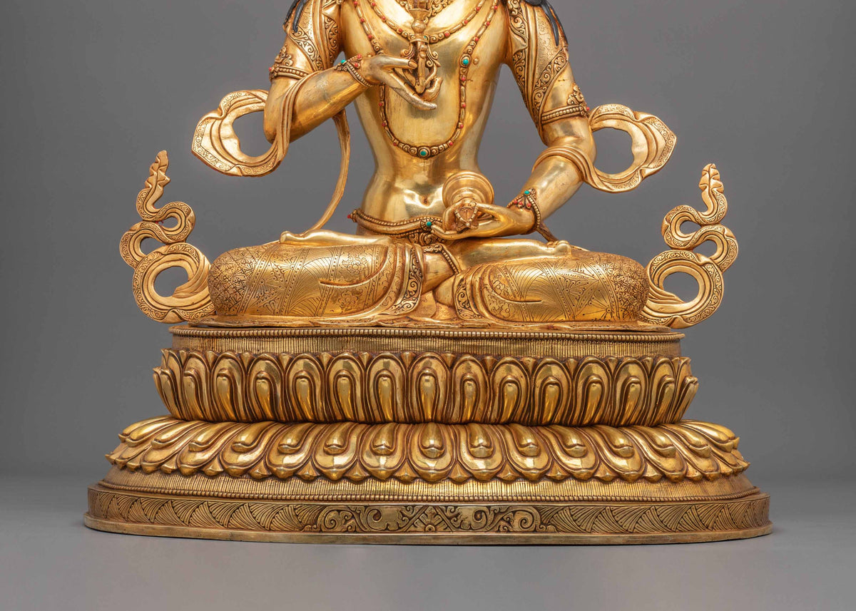 Hand Carved Vajrasattva Spiritual Purification Statue