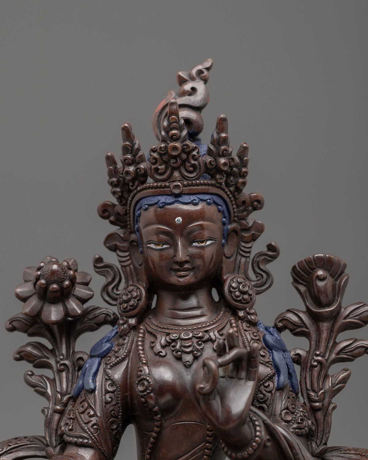 Guide to Liberation Green Tara Statue | Deity of Compassion and Swift Action