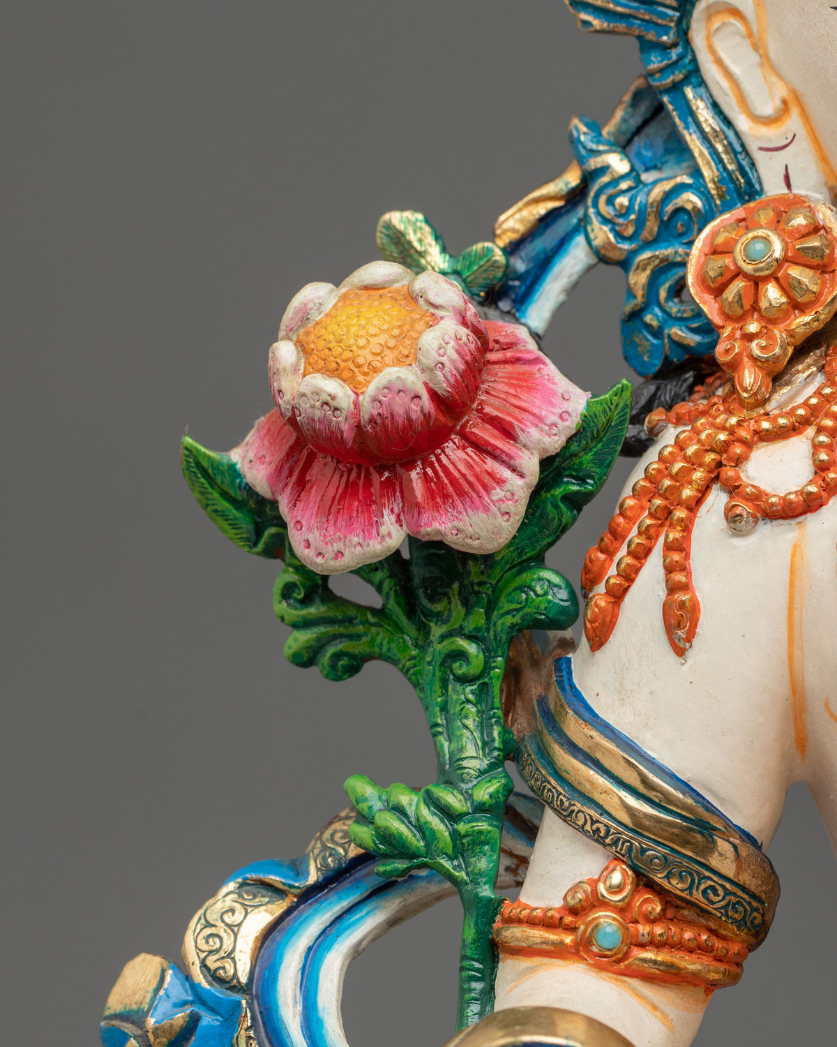 White Tara Meditation Altar Statue | Buddhist Deity of Compassion