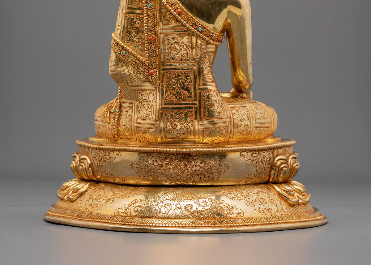Ratnasambhava 24K Gold Coated Figurine | Home Decor