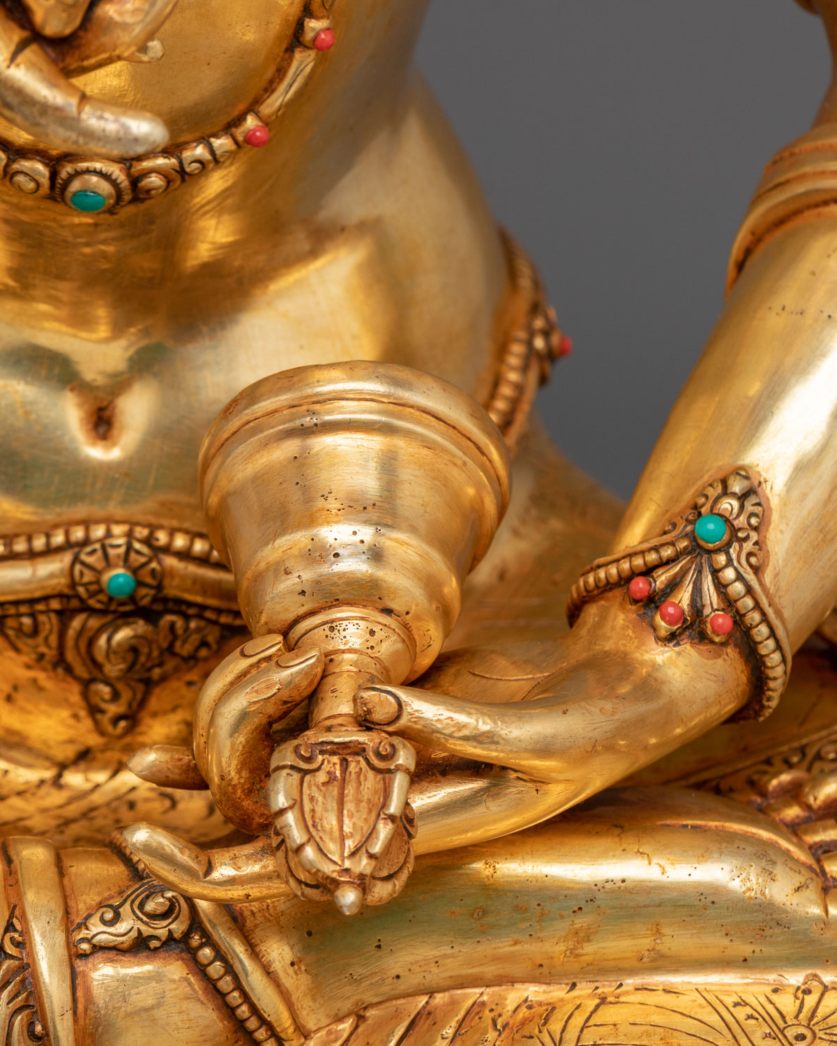 Hand Carved Vajrasattva Spiritual Purification Statue