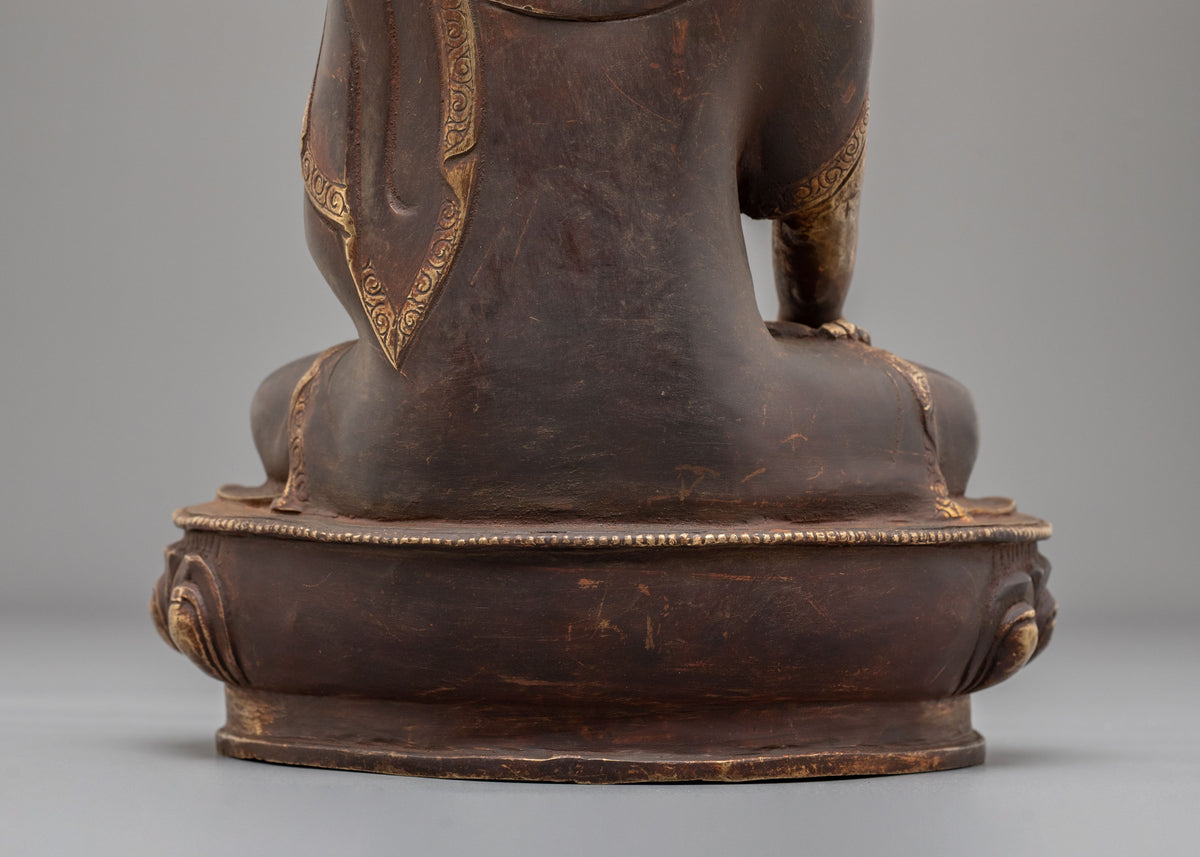 Handmade Shakyamuni Buddha Meditation Statue
