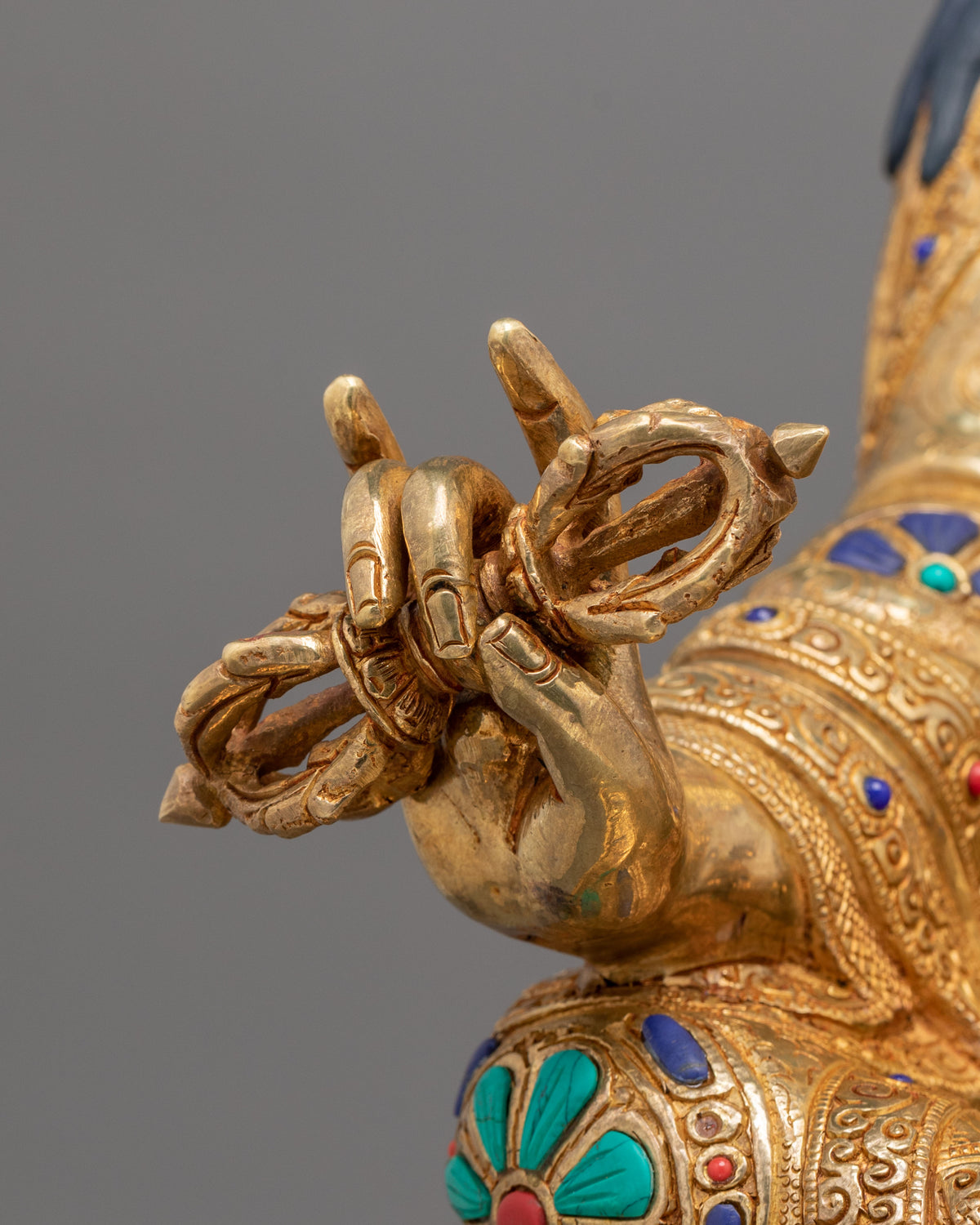 Guru Rinpoche Traditional Handcrafted Statue