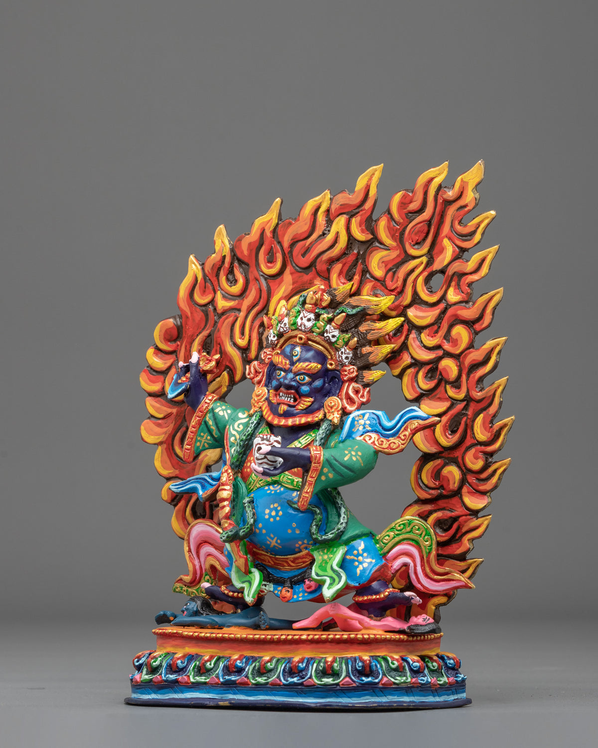 Begtsechen Mahakala Handcrafted Statue | Protector of Dharma and Courage