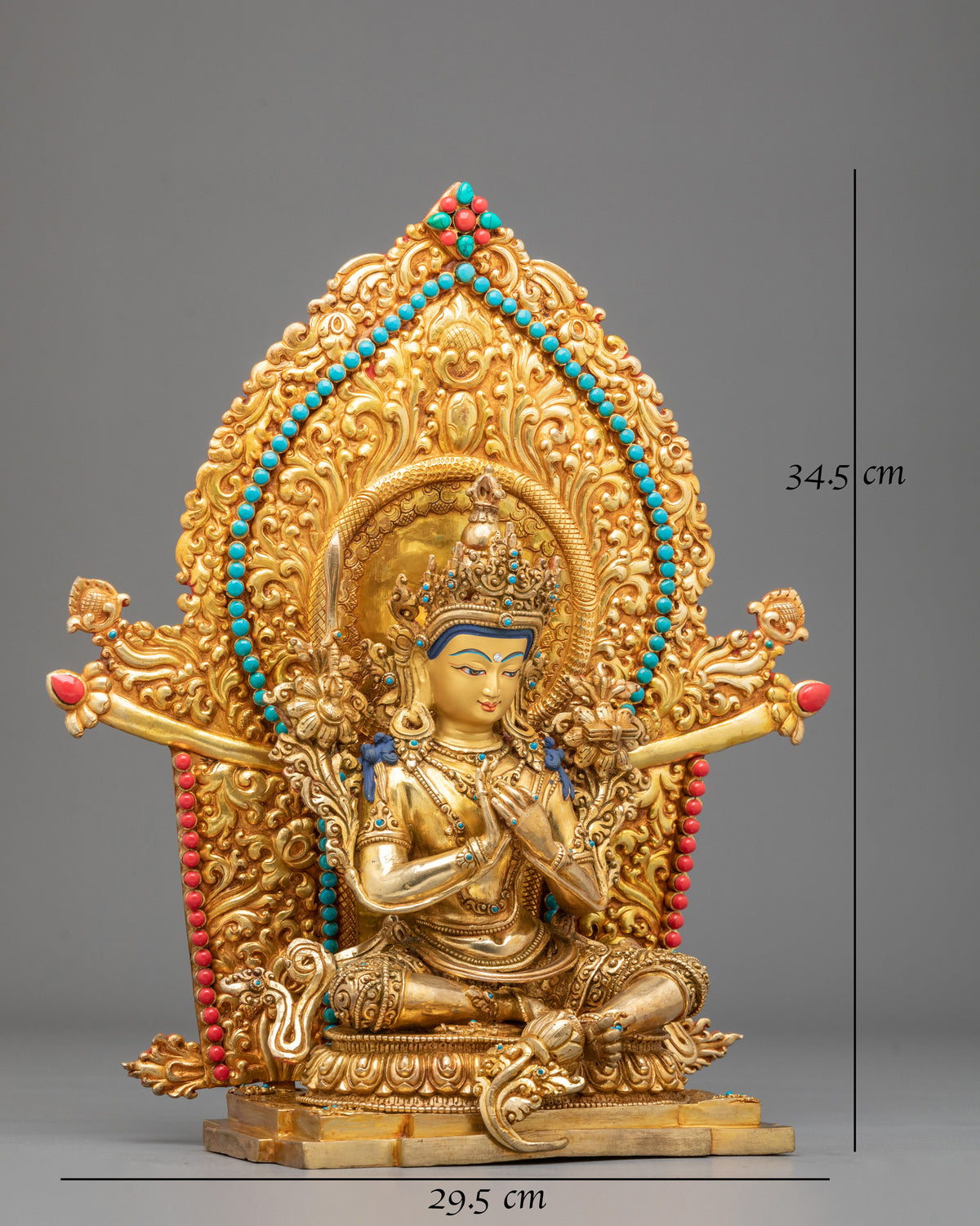 Tikshna Manjushri Statue | The Sharp Sword of Wisdom