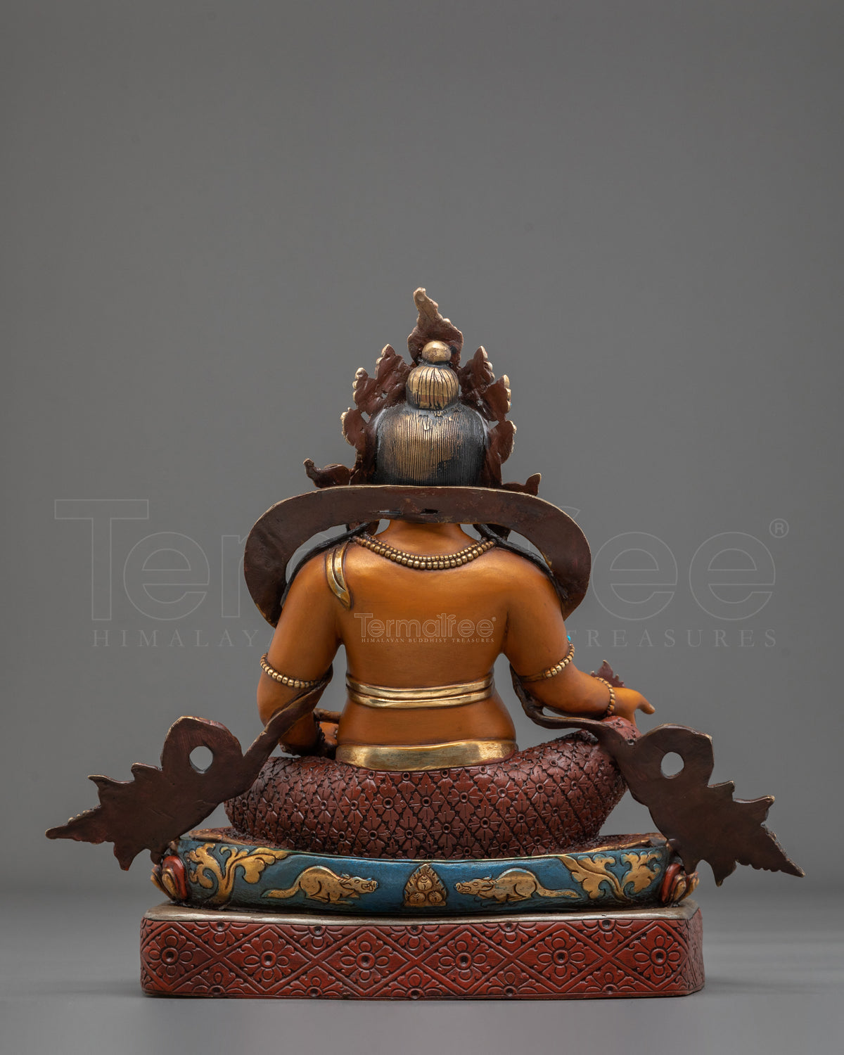 Dzambhala: 24K Gold Gilded Buddhist Handmade Statue