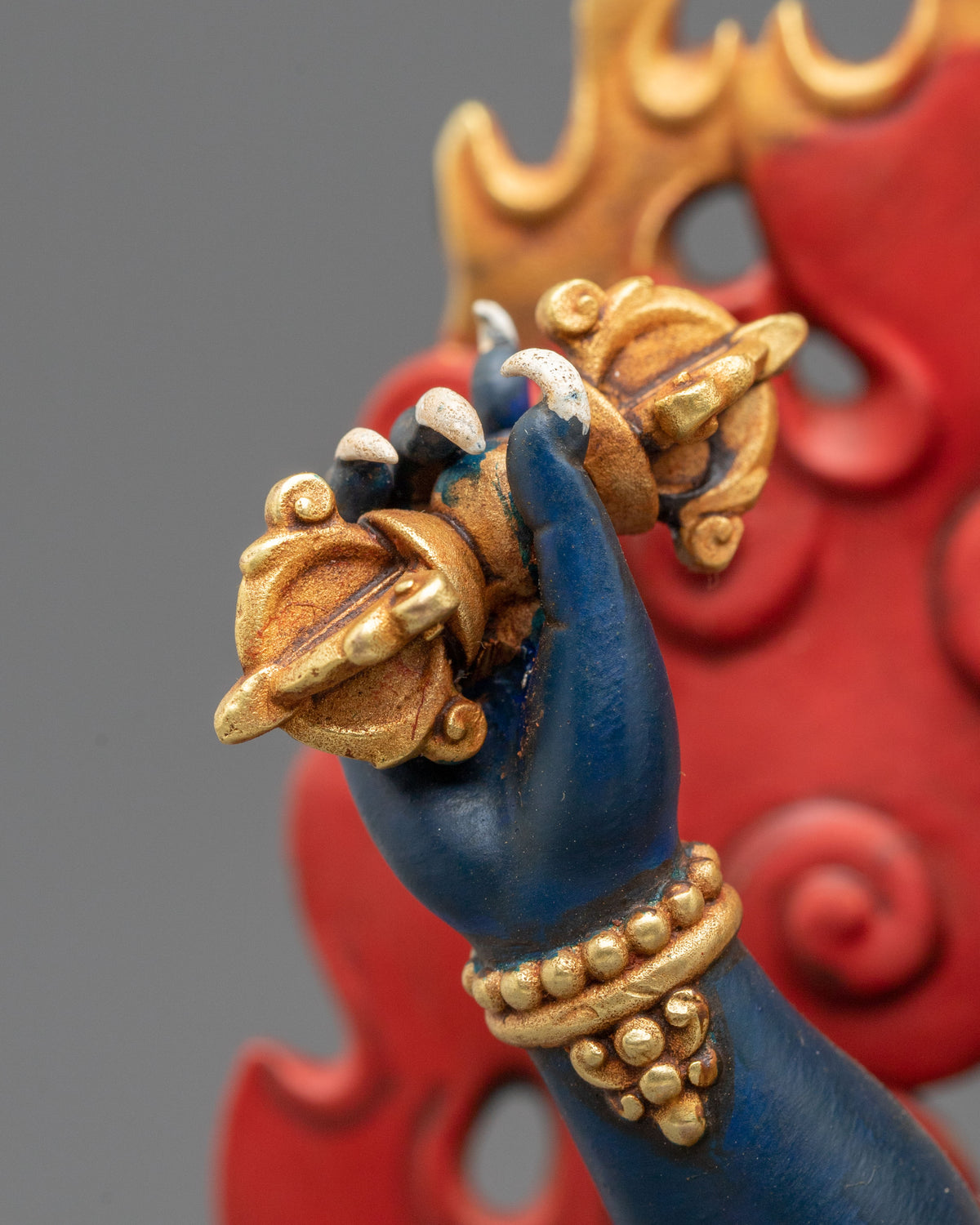Handcrafted Vajrapani Copper Statue | Protector of Dharma