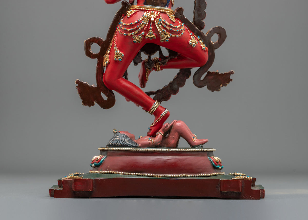 Dorje Phagmo Wrathful Goddess Statue | Handcrafted Himalayan Buddhist Sculpture