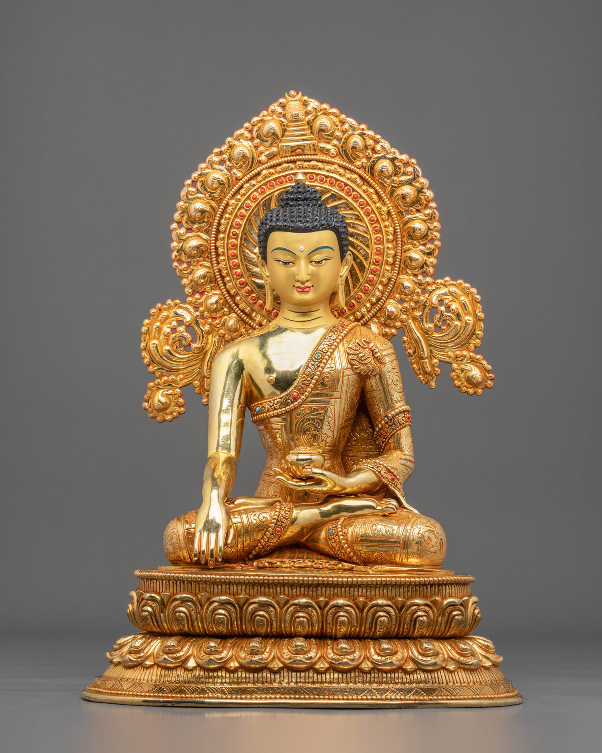 Handmade Shakyamuni Buddha Copper Statue