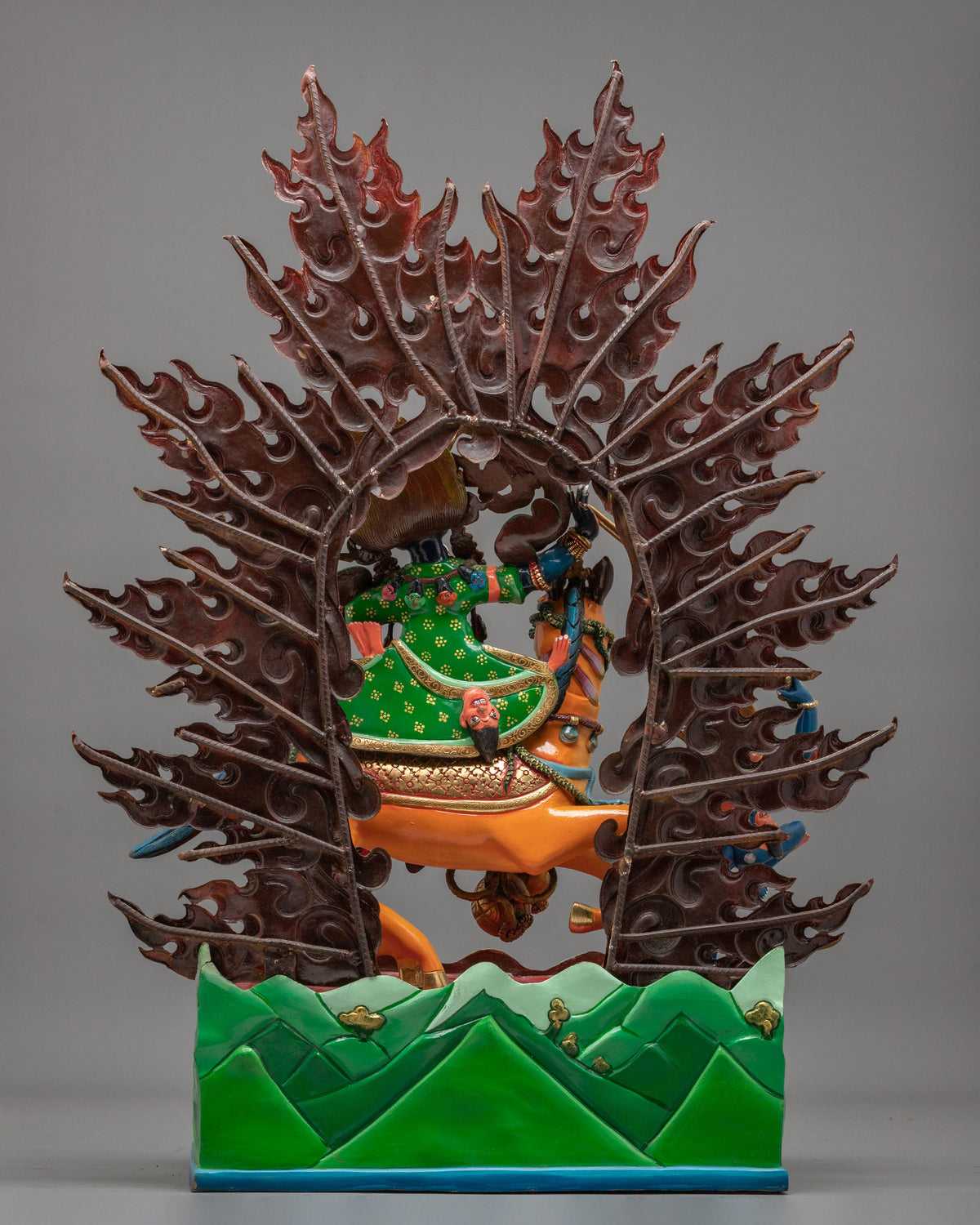 Palden Lhamo Sculpture of Protection | Wrathful Deity Statue