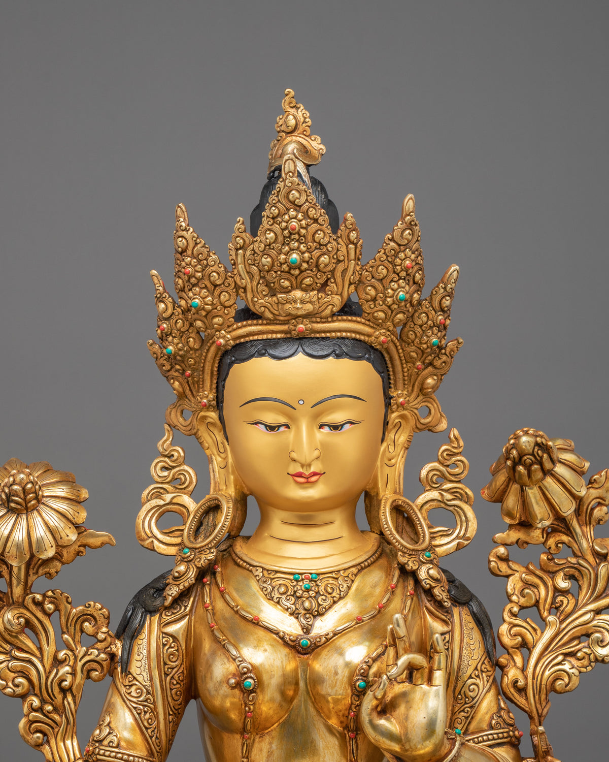 Green Tara Copper Statue | The Divine Essence of Enlightened Compassion