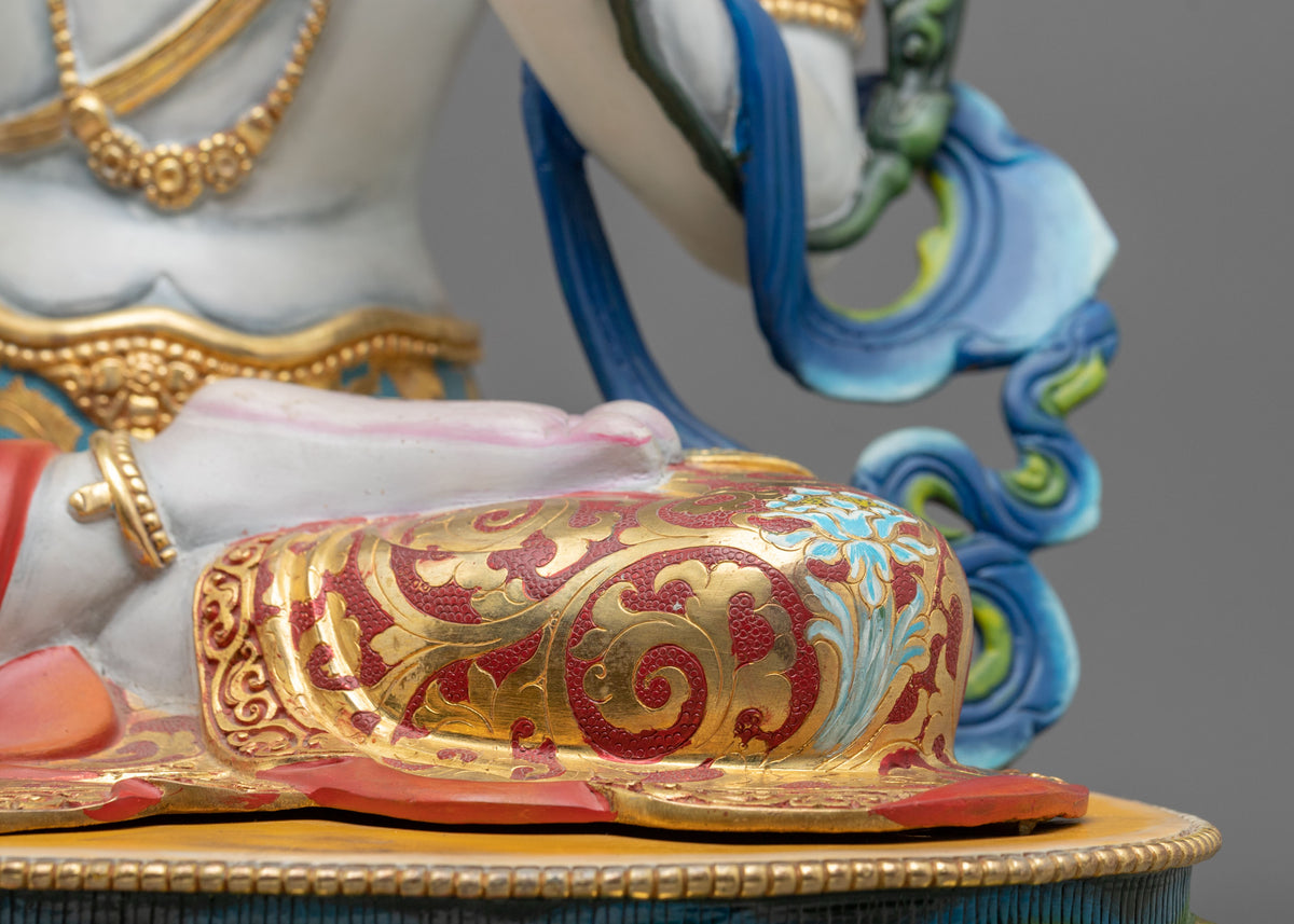 White Tara Sculpture | Compassion and Longevity