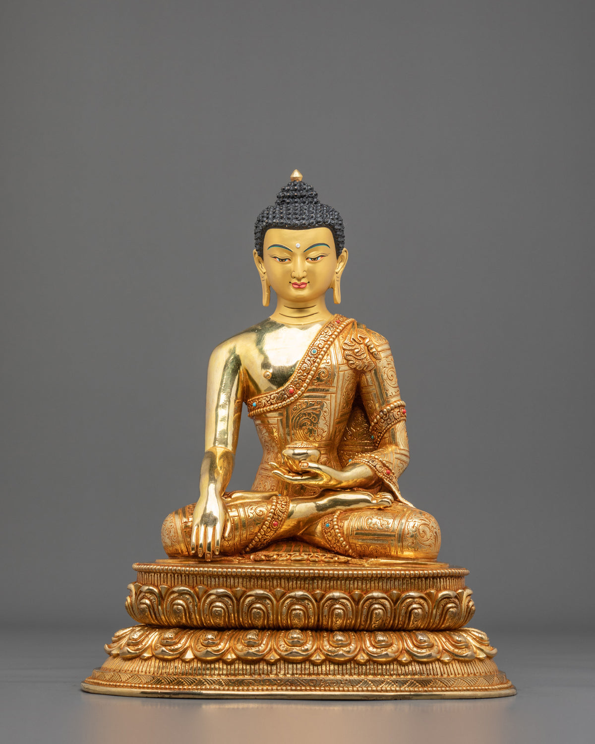 Handmade Shakyamuni Buddha Copper Statue