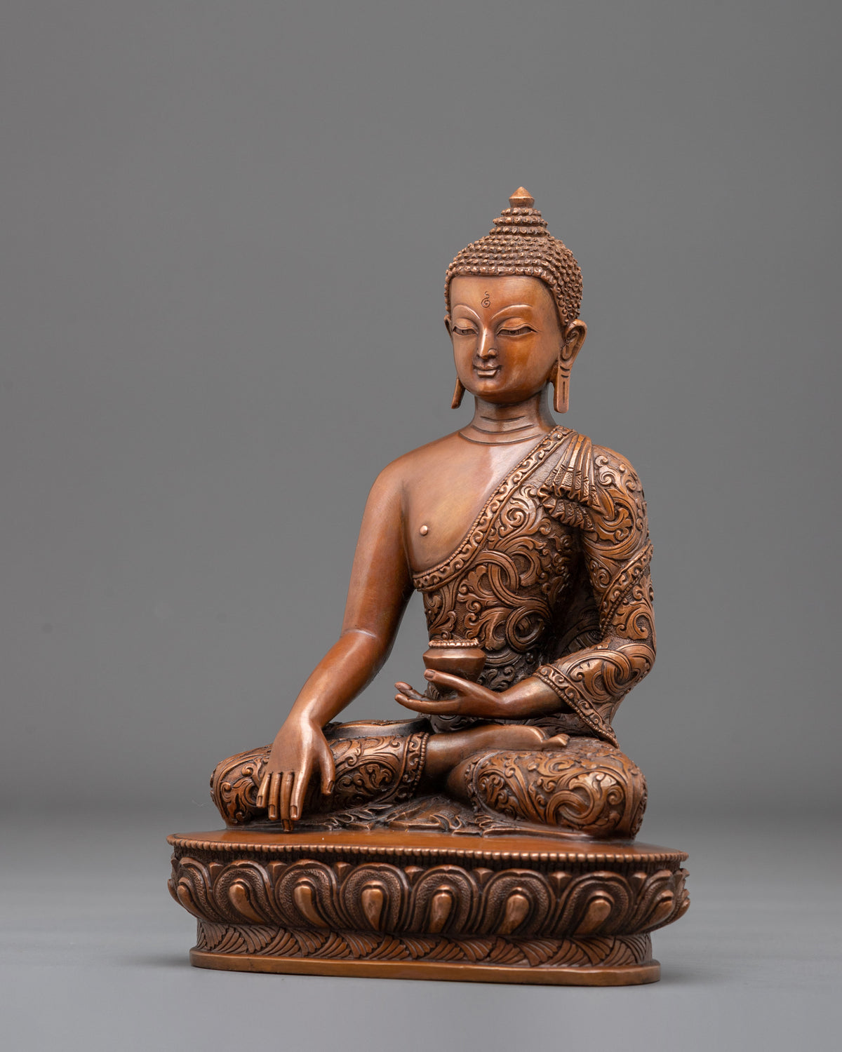 Shakyamuni Buddha Statue | Traditional Nepalese Artwork