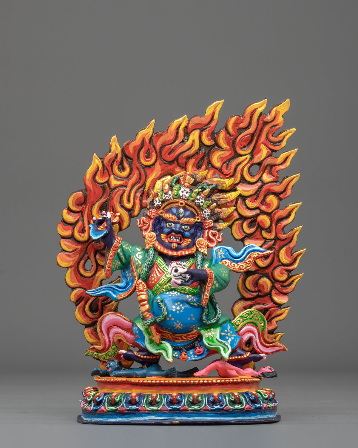 Begtsechen Mahakala Handcrafted Statue | Protector of Dharma and Courage