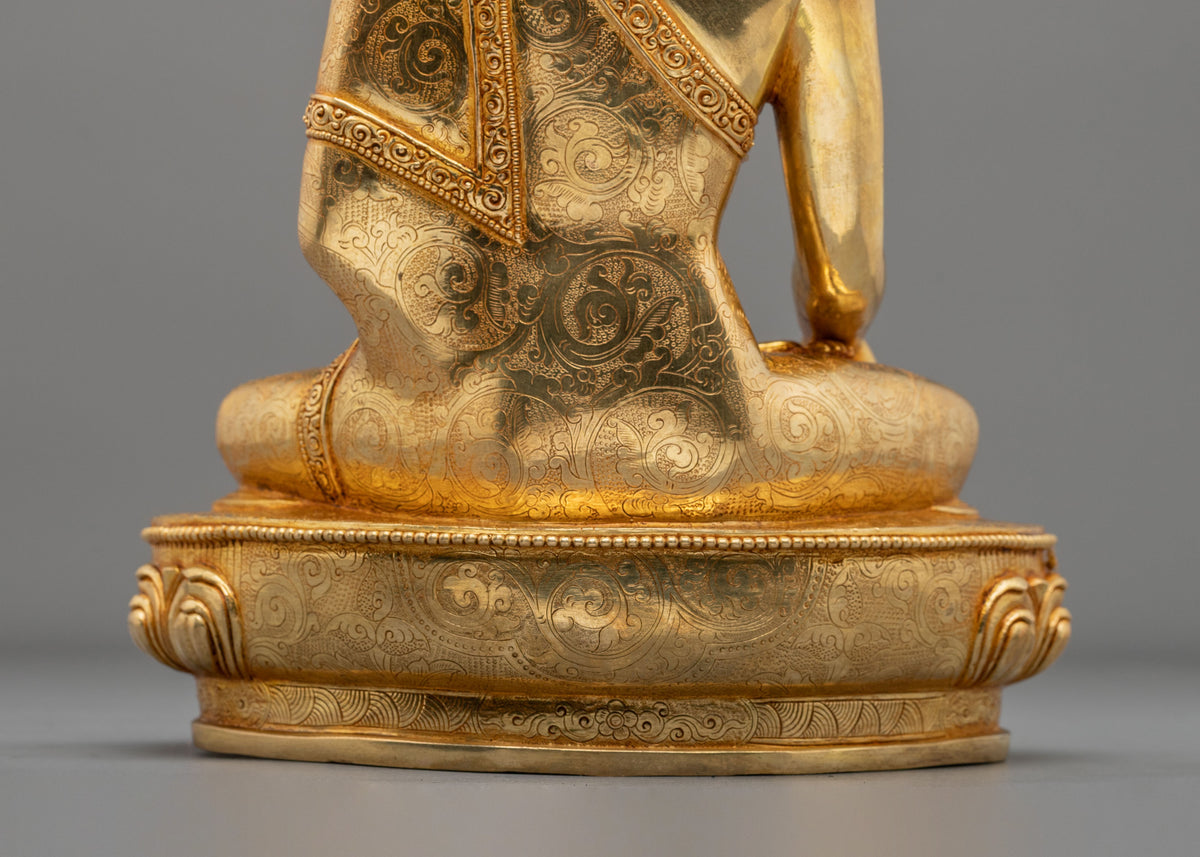 Shakyamuni Buddha Hand Crafted Copper Statue