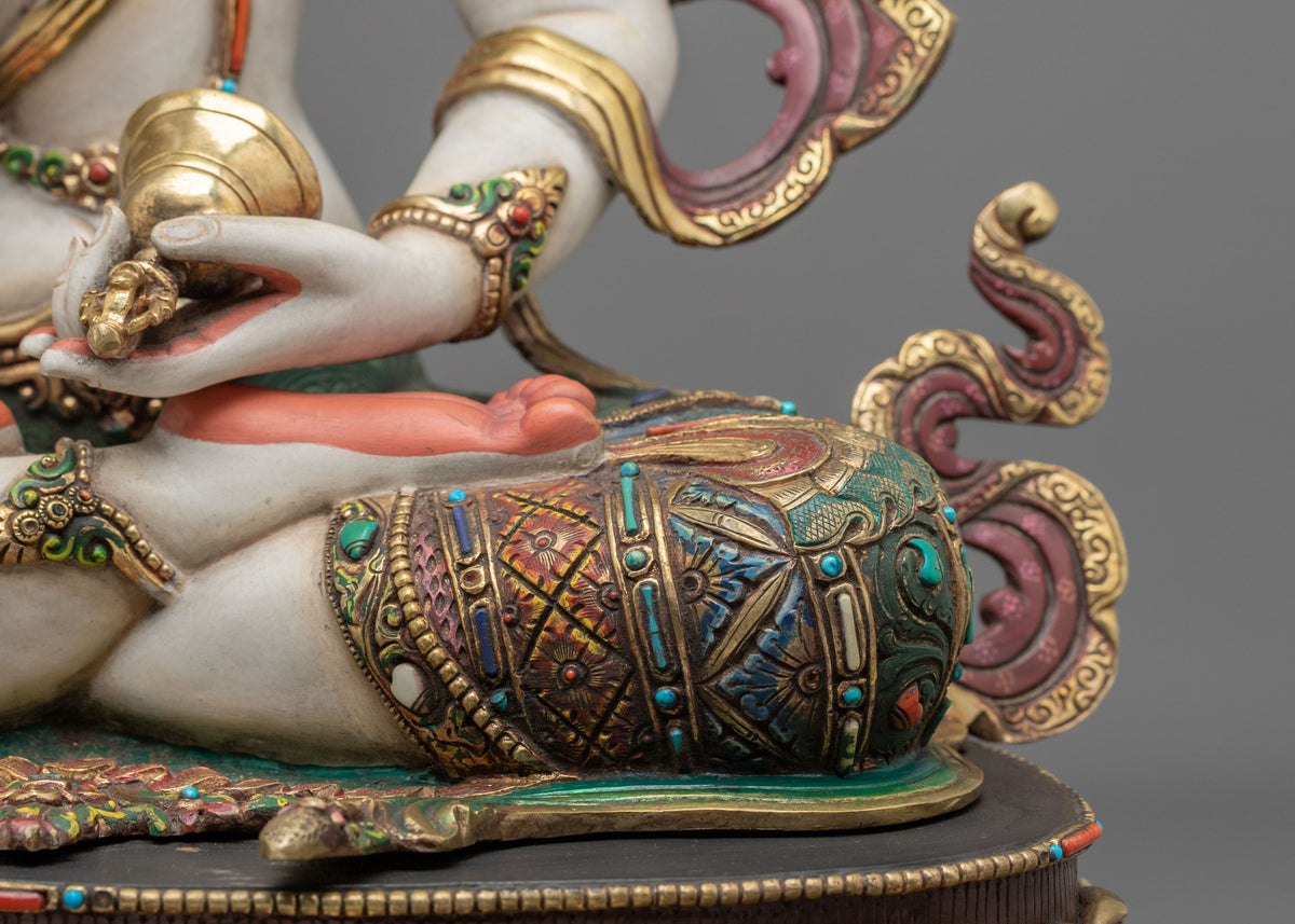 Vajrasattva Copper Statue | Handcrafted Buddhist Figurine