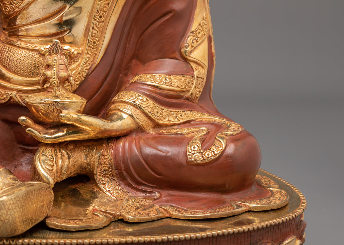 Guru Rinpoche Copper Statue | Master of Vajrayana Lineage
