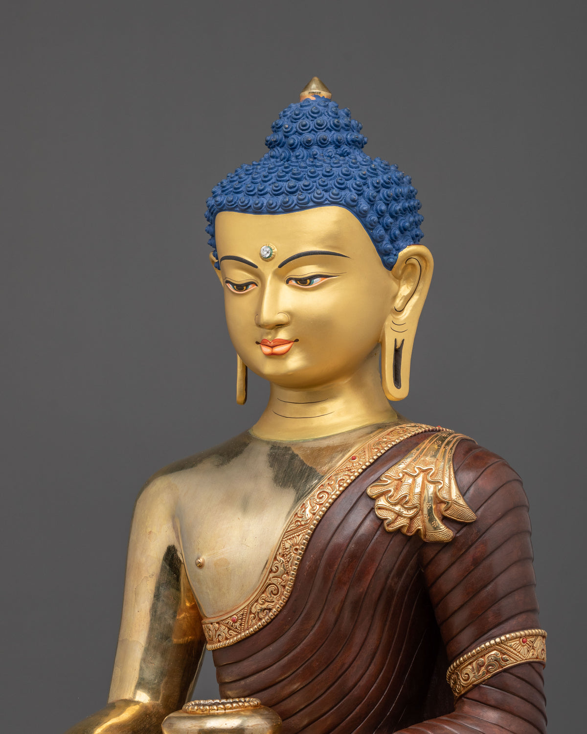 Handmade Shakyamuni Buddha Sculpture for Altar