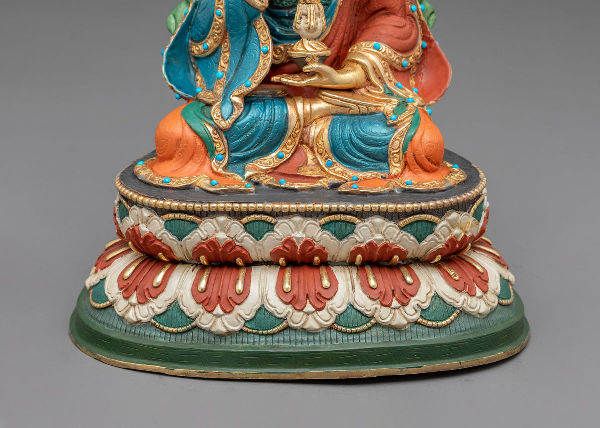 Guru Tsoyke Dorje Himalayan Sculpture | 24K Gold Gilded