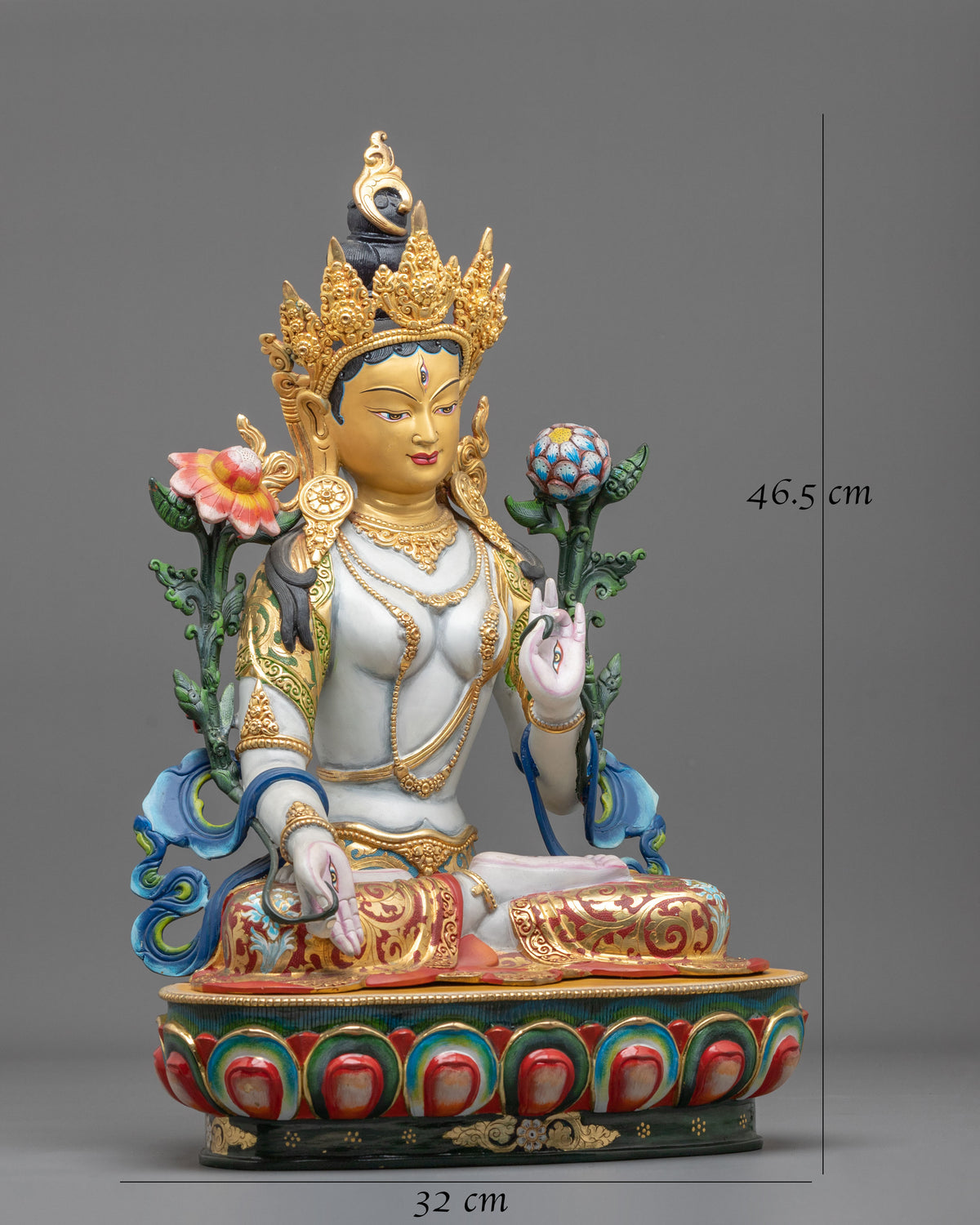 White Tara Sculpture | Compassion and Longevity