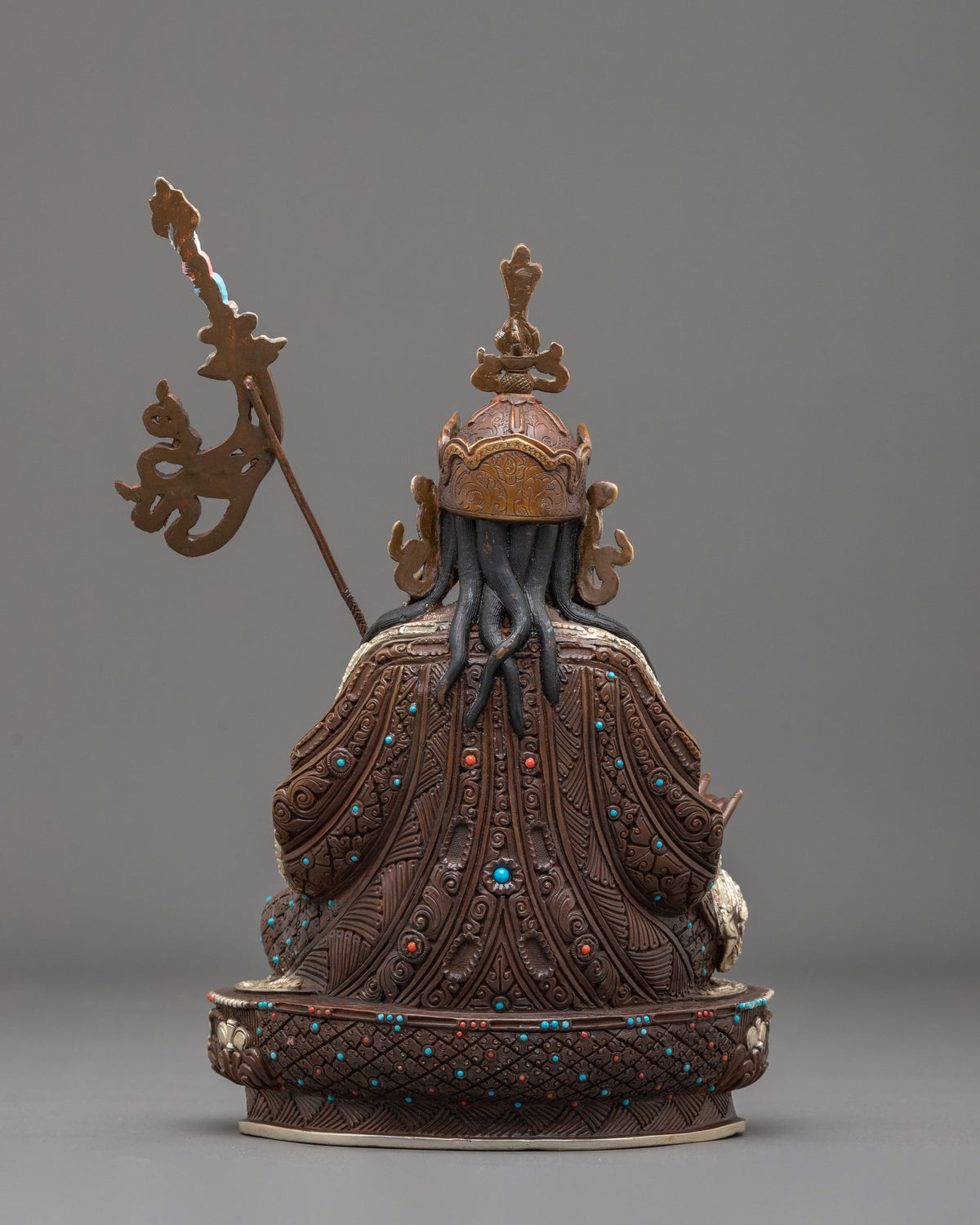 Guru Rinpoche Handmade Copper Sculpture