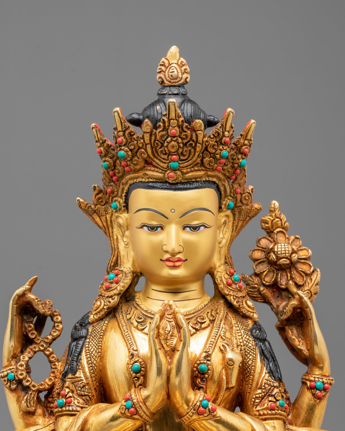 Chenrezig Embodiment of Compassion Statue | Buddhist Home Decoration