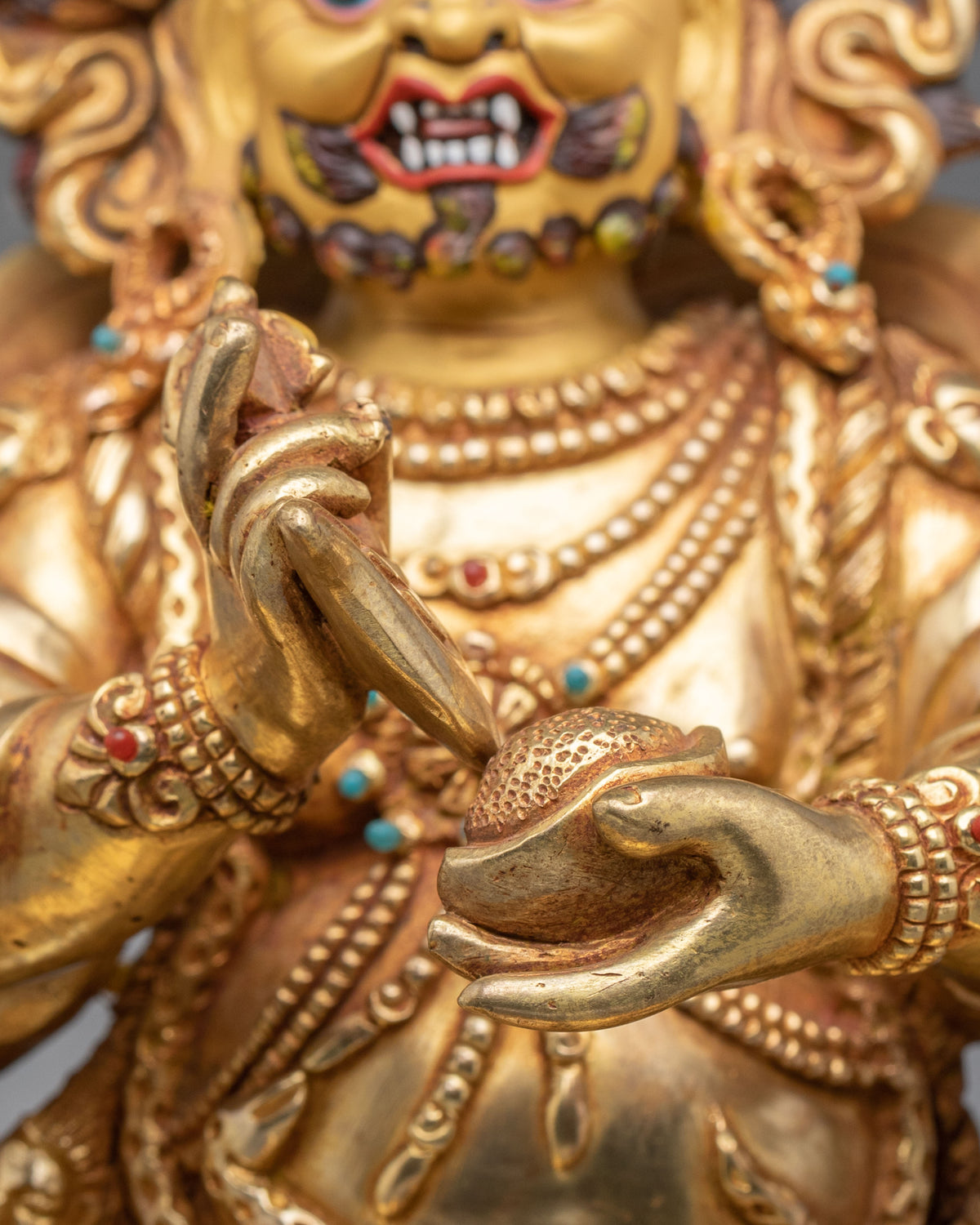 Four-Armed Mahakala Statue | Powerful Dharma Protector