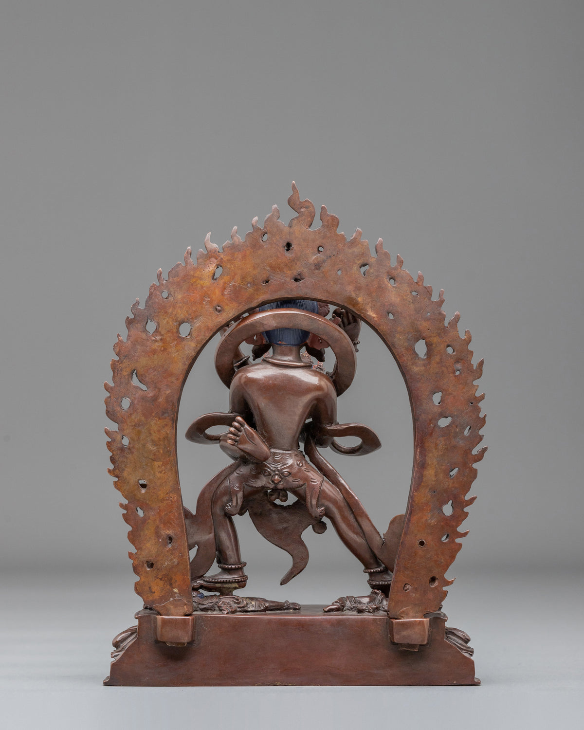Chakrasamvara Statue | Oxidized Copper Sacred Figurine