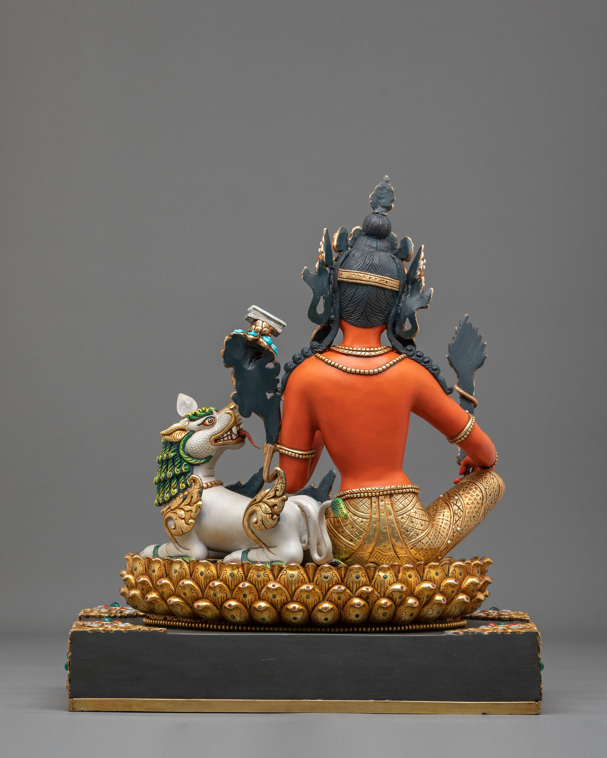 Simhanada Manjushri Bodhisattva Statue