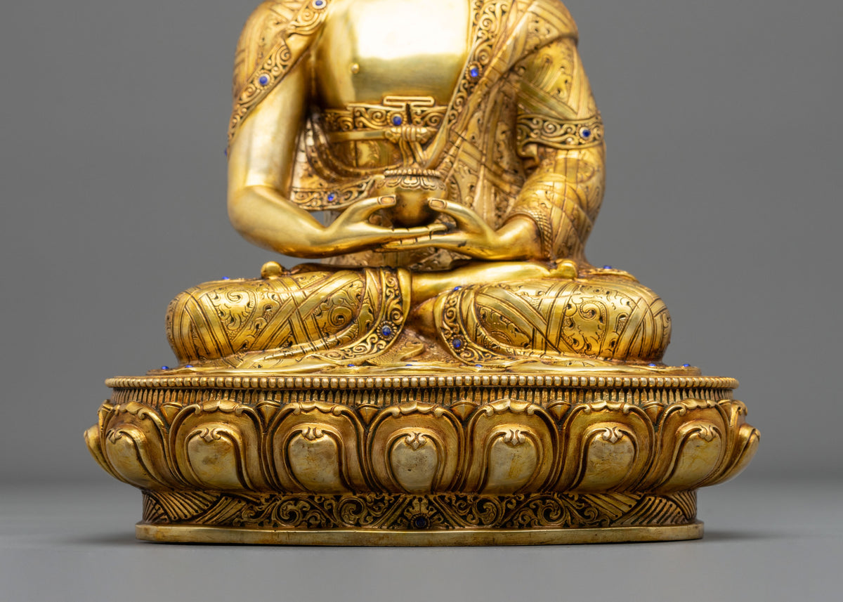 Amitabha Buddha Sacred Handmade Statue | Buddha of Infinite Light and Pure Land