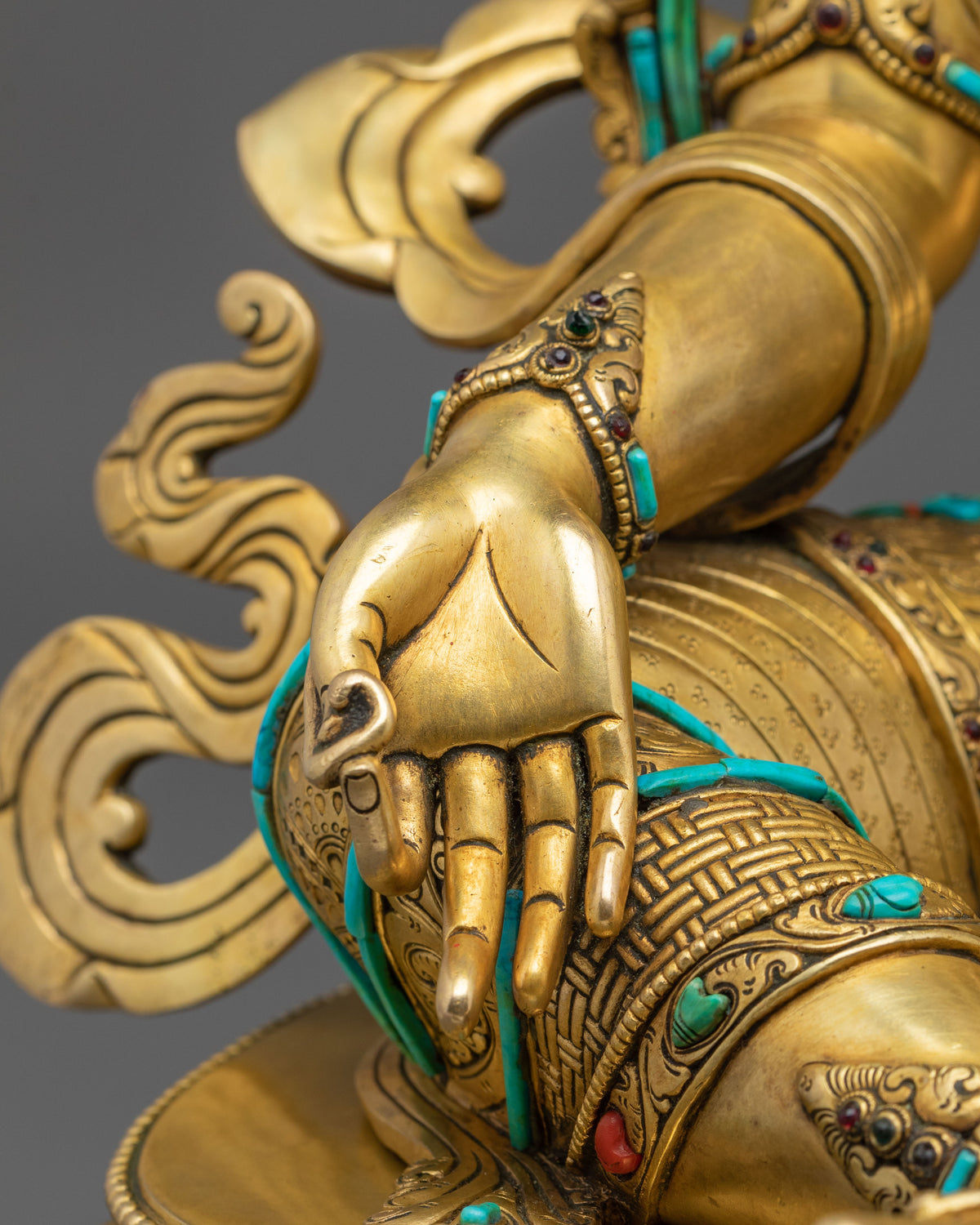 Green Tara Sacred Mother Sculpture | Compassionate Guide to Liberation