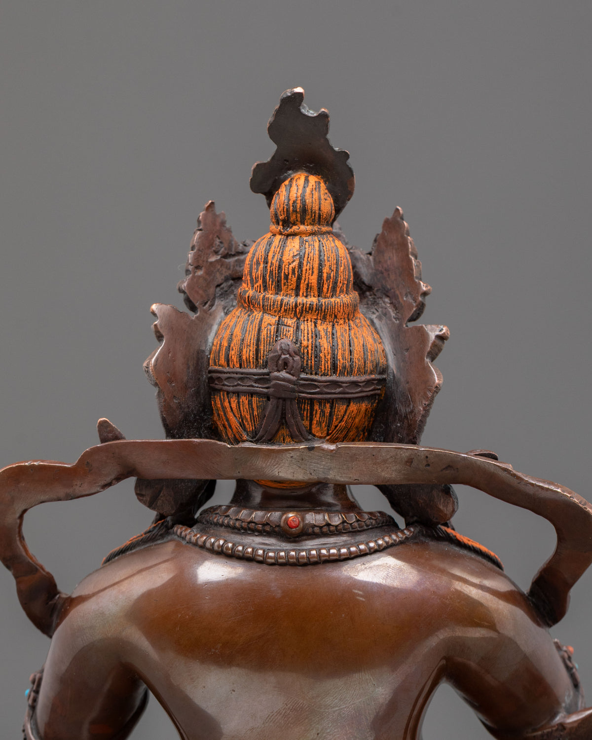Dzambhala Handmade Traditional Statue | Oxidized Copper Statue