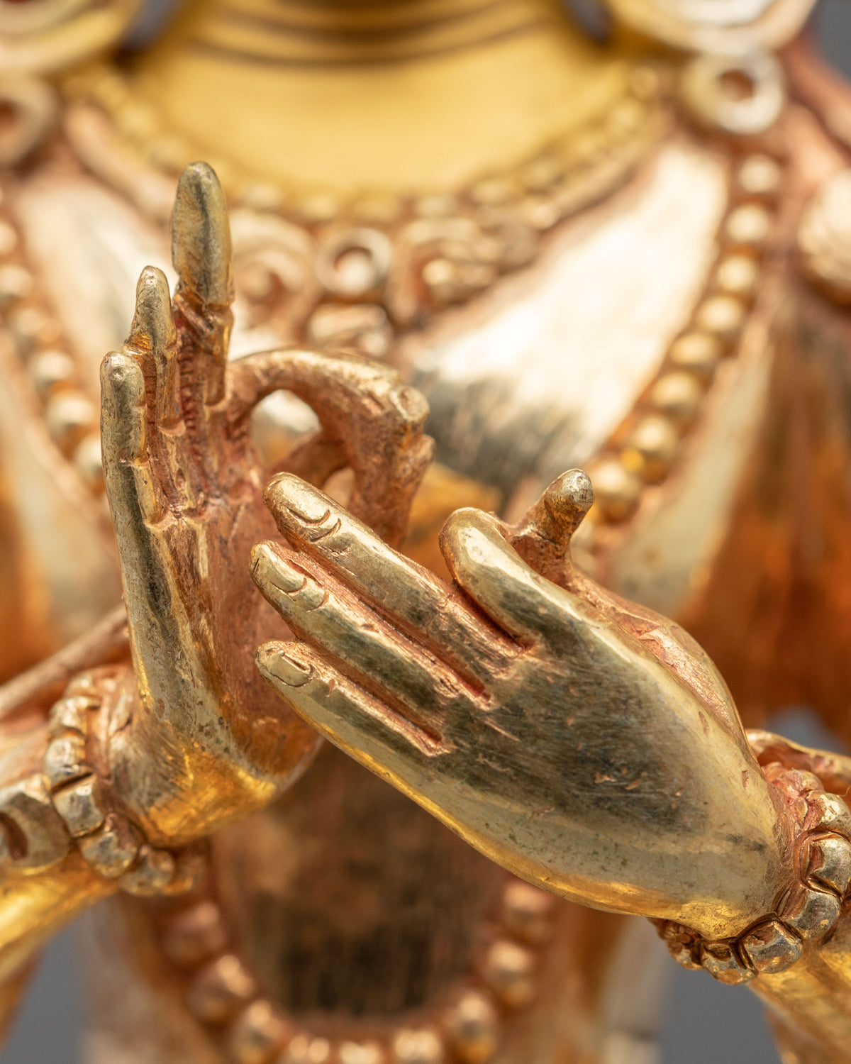Maitreya Buddha Copper Sculpture | The Future Buddha