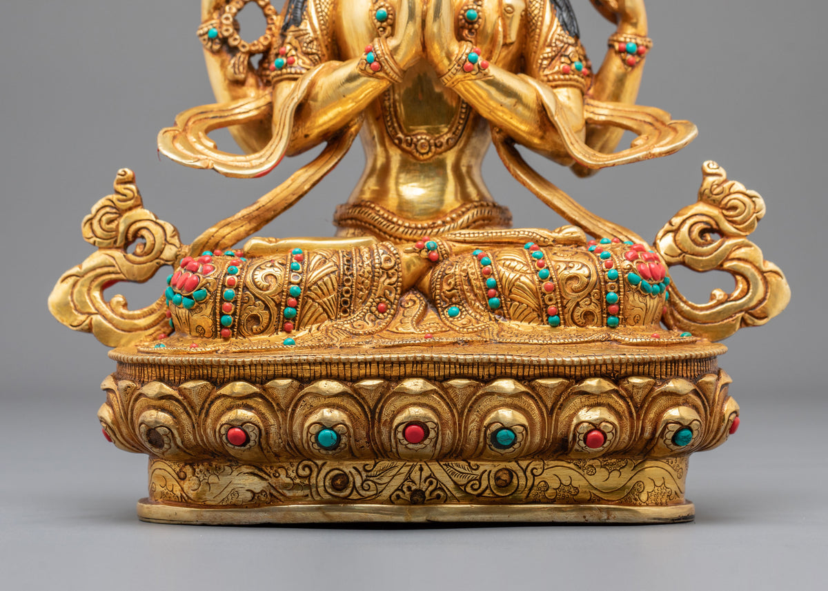 Chenrezig Embodiment of Compassion Statue | Buddhist Home Decoration