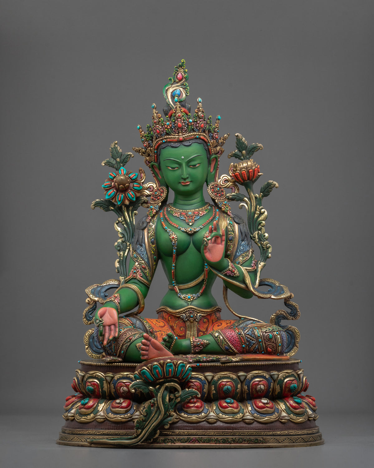 Six Bodhisattva Handmade Statue Set | Himalayan Sacred Art