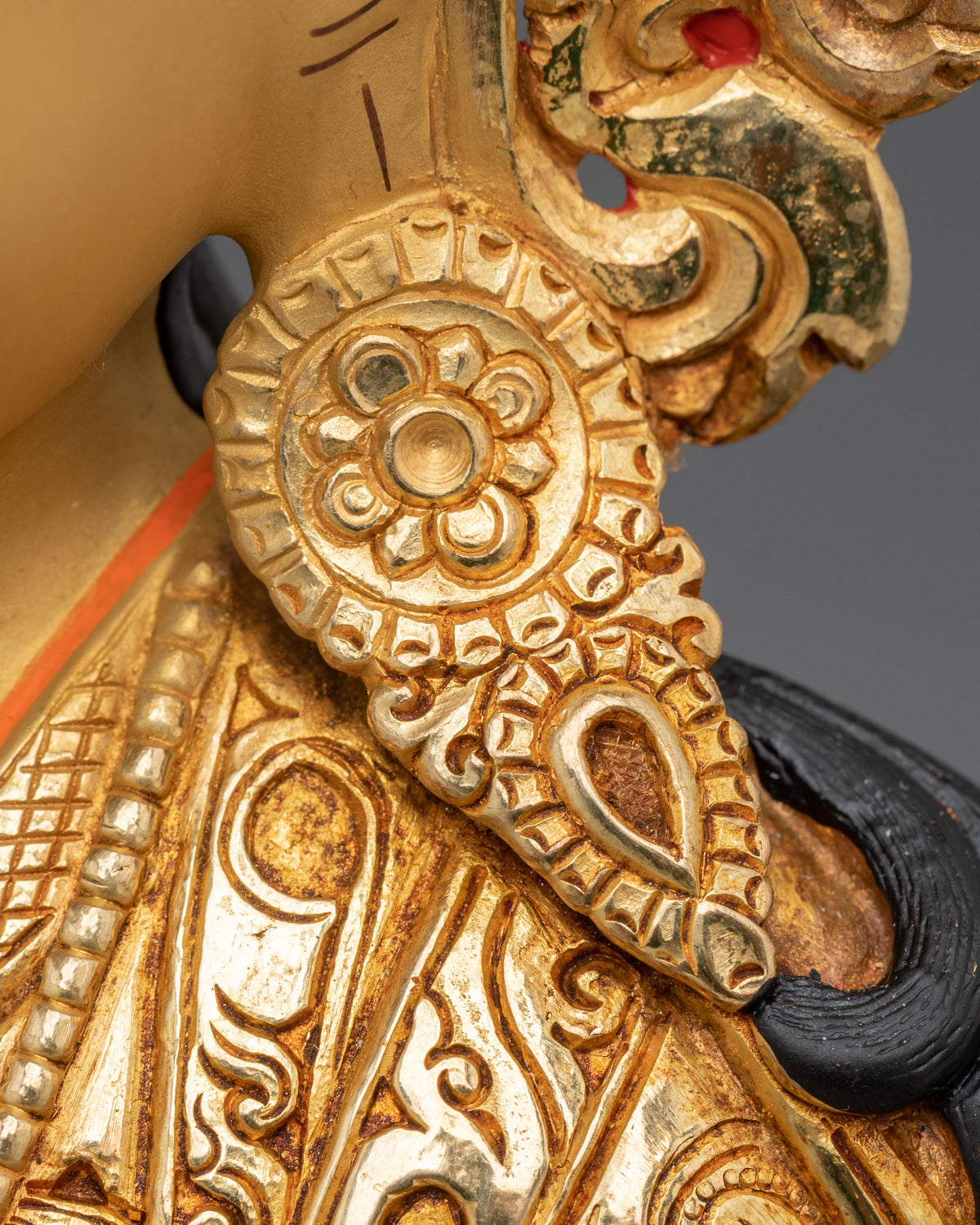 Guru Tsokye Dorje Copper Statue | 24K Gold Gilded Guru Sculpture