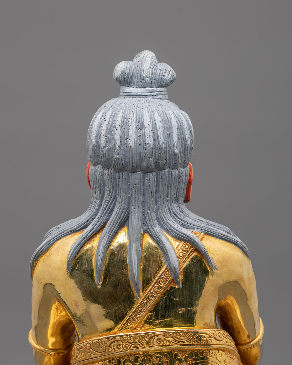Thangtong Gyalpo 24K Gold Gilded Statue | Buddhist Master Sculpture