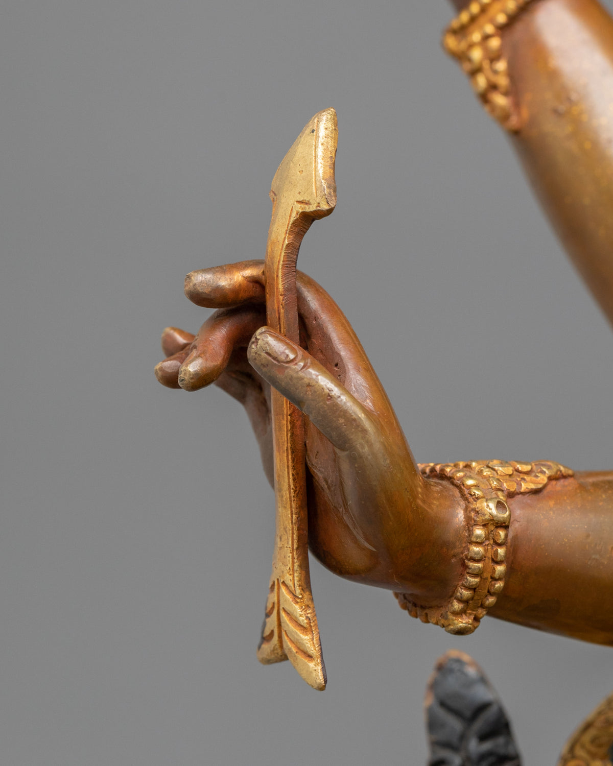 Tibetan Sculpture of Namgyalma | Copper Statue with 24K Gold Gilded
